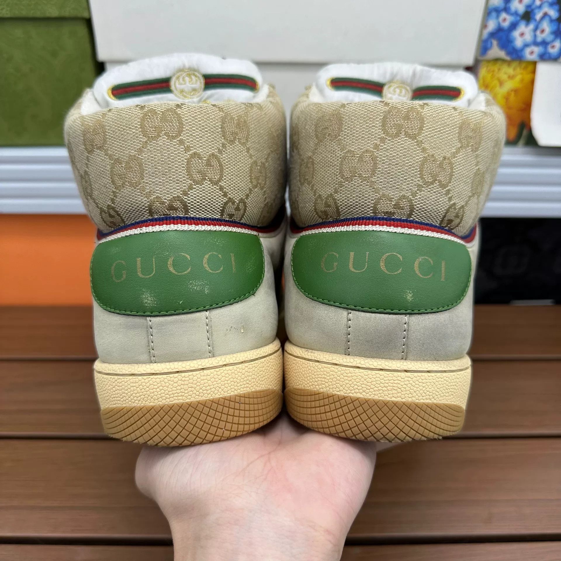 Gucci Gucci Distressed Lowtop Sneakers 9 Men Size US 9 / EU 42 - 5 Thumbnail