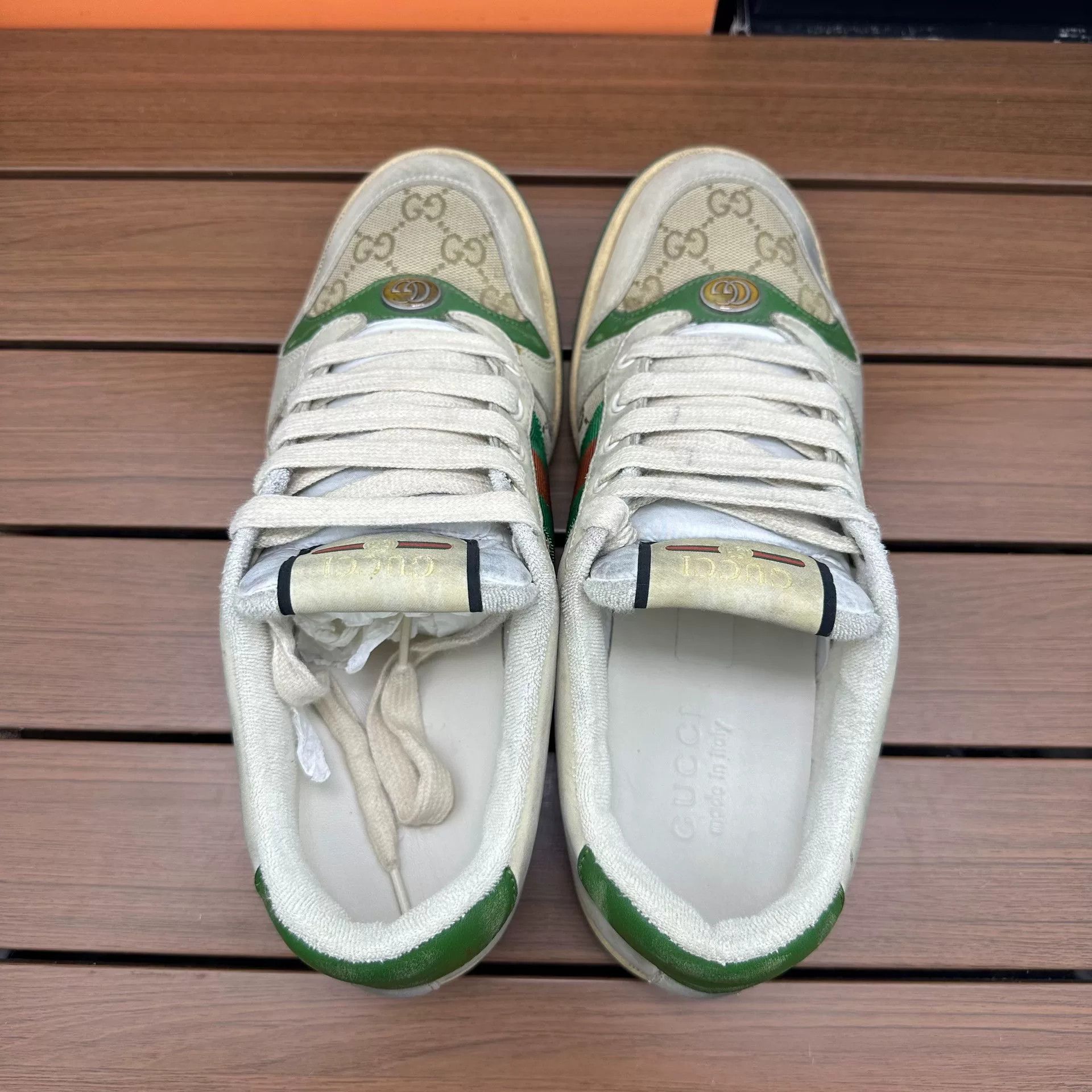 Gucci Gucci Distressed Lowtop Sneakers 8 Men Size US 8 / EU 41 - 4 Thumbnail