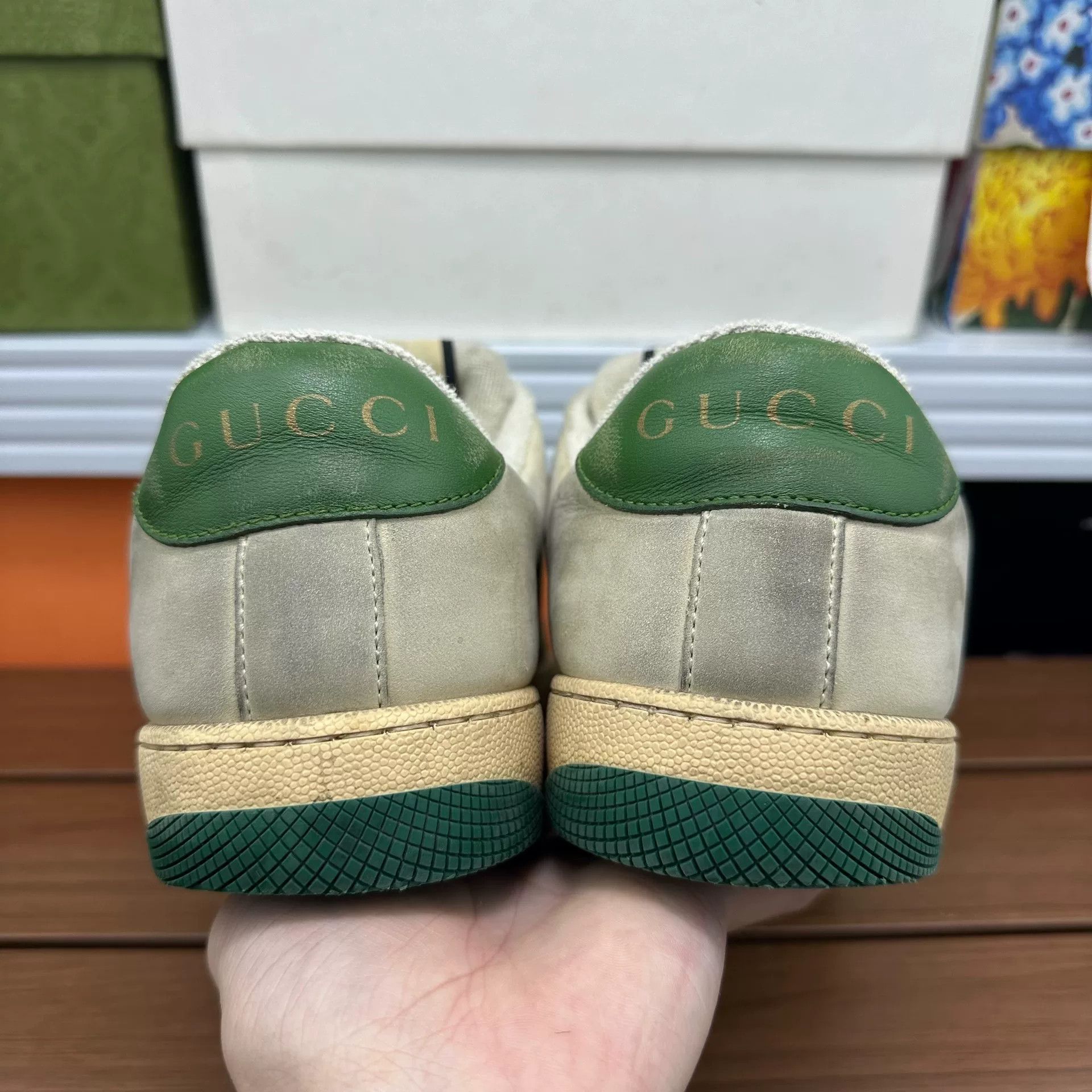 Gucci Gucci Distressed Lowtop Sneakers 8 Men Size US 8 / EU 41 - 5 Thumbnail