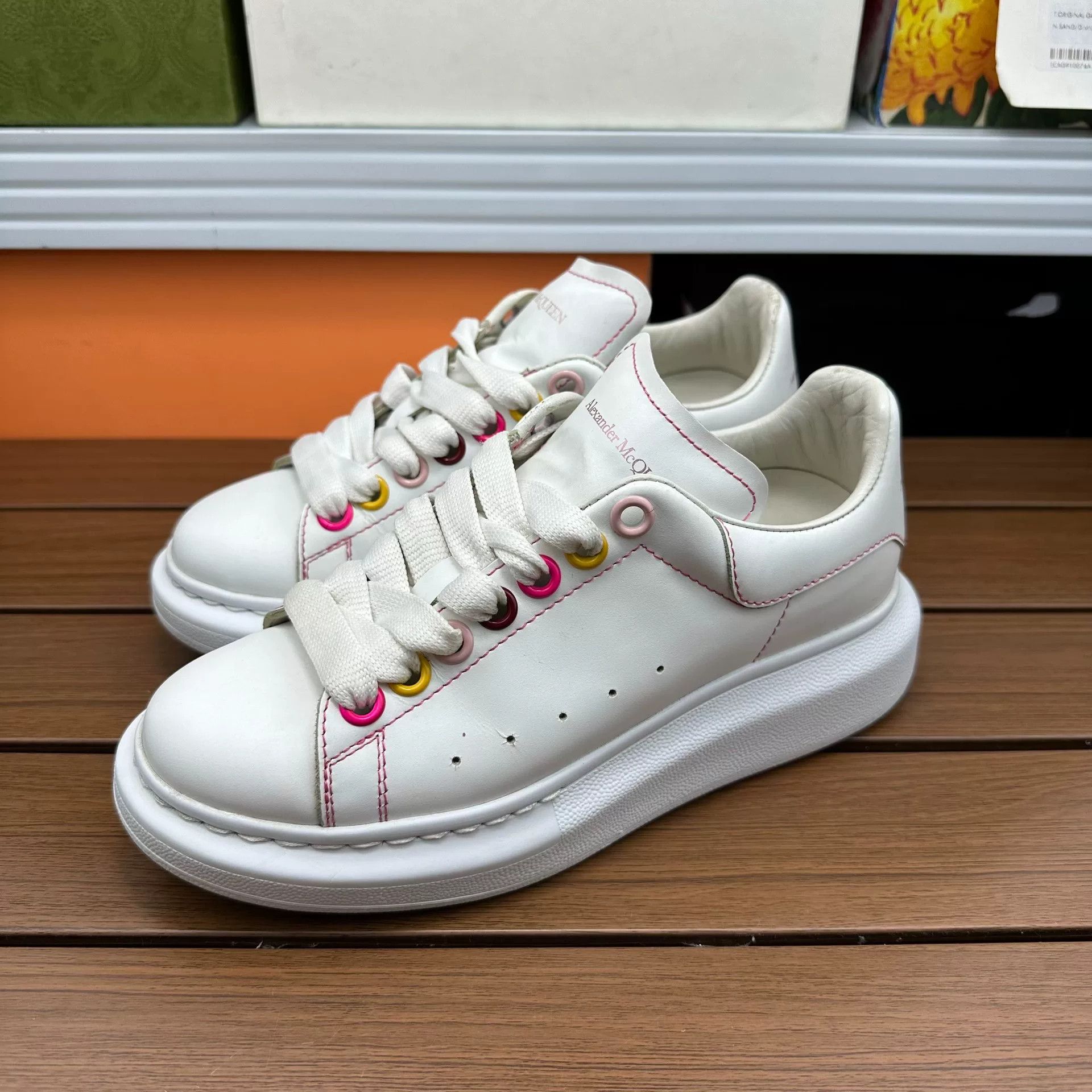 Alexander McQueen Alexander McQueen Multi Lowtop Sneakers 10 Men Size US 10 / EU 43 - 8 Thumbnail