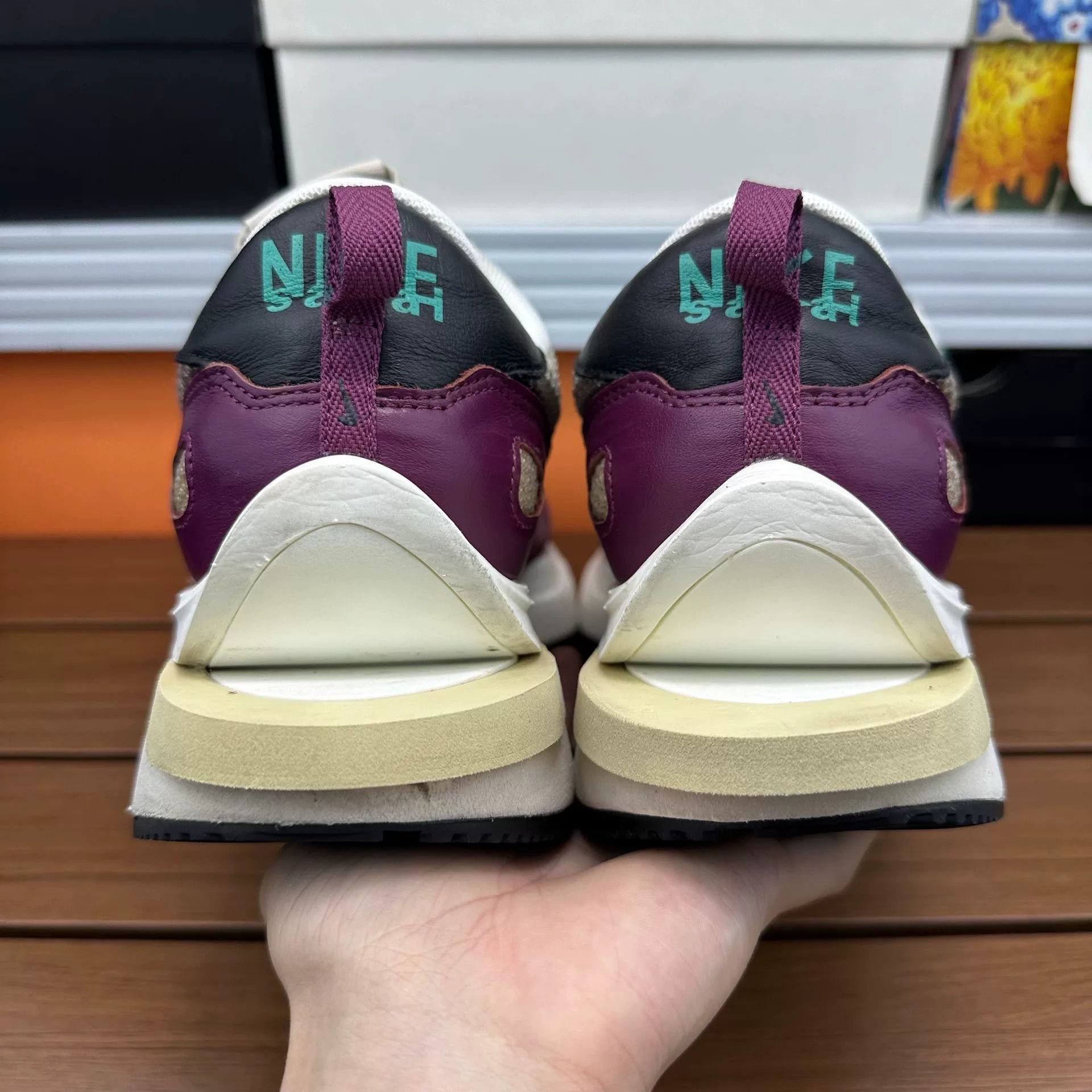 Sacai Sacai Collab Red Lowtop Sneakers 12 Men Size US 12 / EU 45 - 5 Thumbnail
