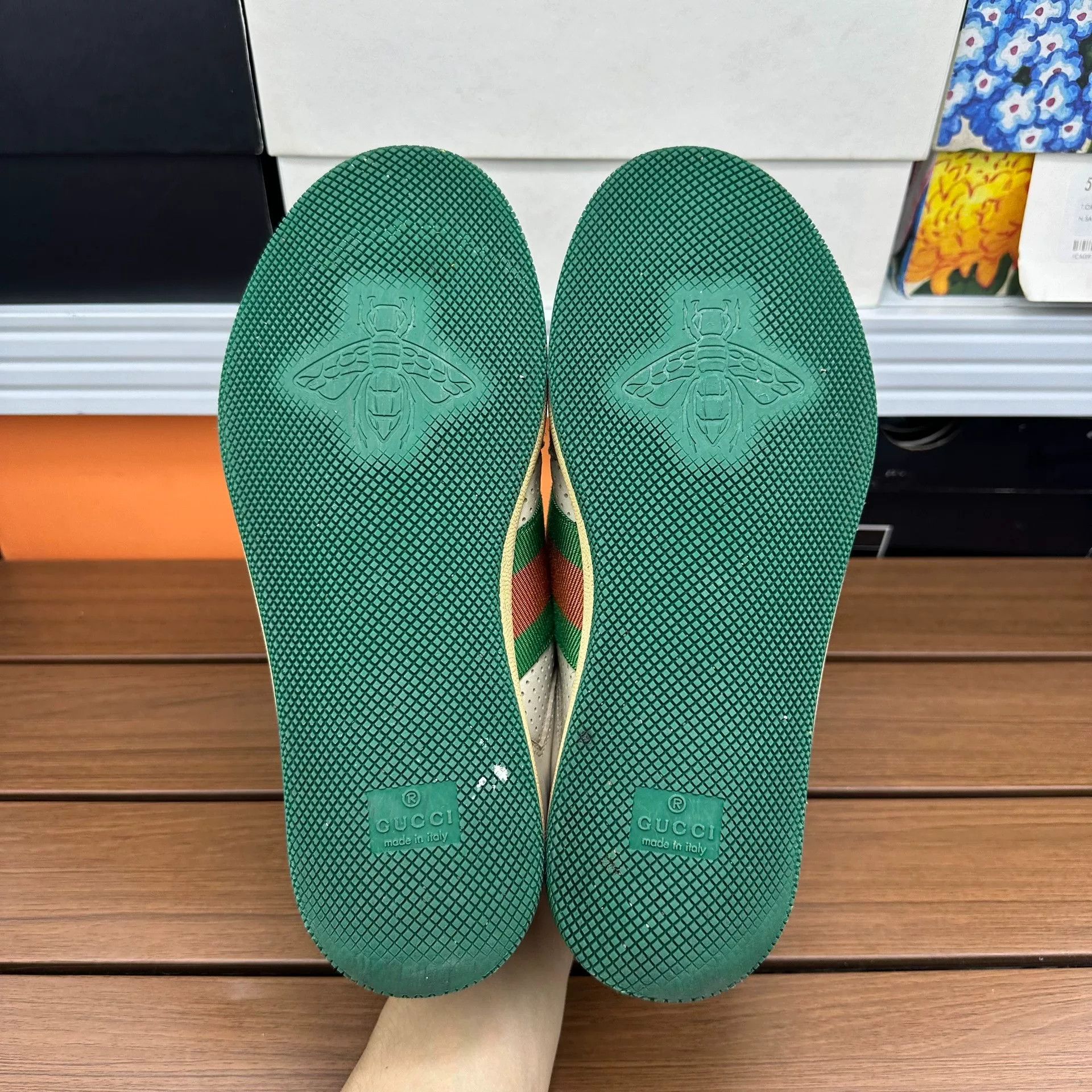 Gucci Gucci Green Lowtop Sneakers it_35-5 Women Size US 5.5 / IT 35.5 - 6 Thumbnail