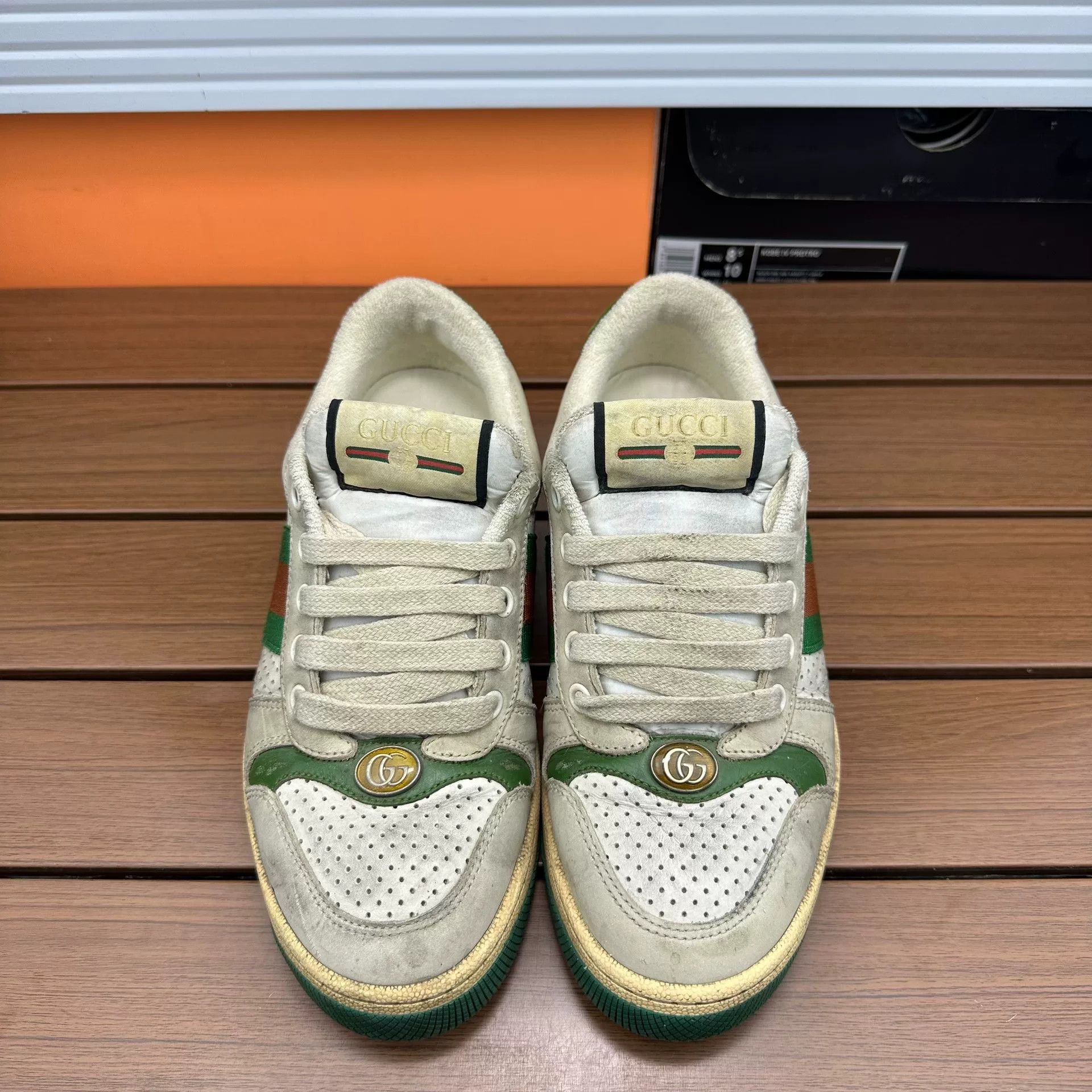 Gucci Gucci Green Lowtop Sneakers it_35-5 Women Size US 5.5 / IT 35.5 - 3 Thumbnail
