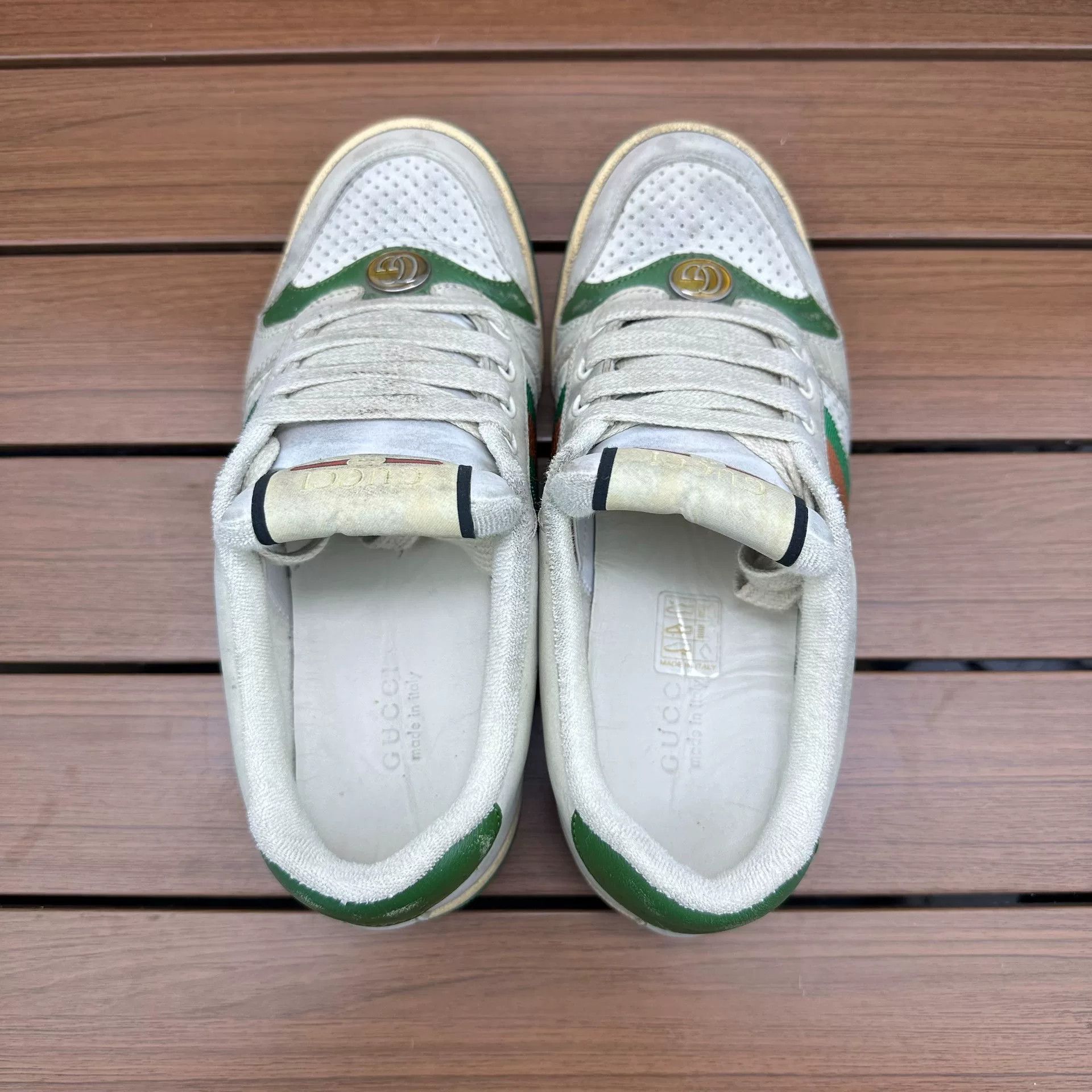 Gucci Gucci Green Lowtop Sneakers it_35-5 Women Size US 5.5 / IT 35.5 - 4 Thumbnail