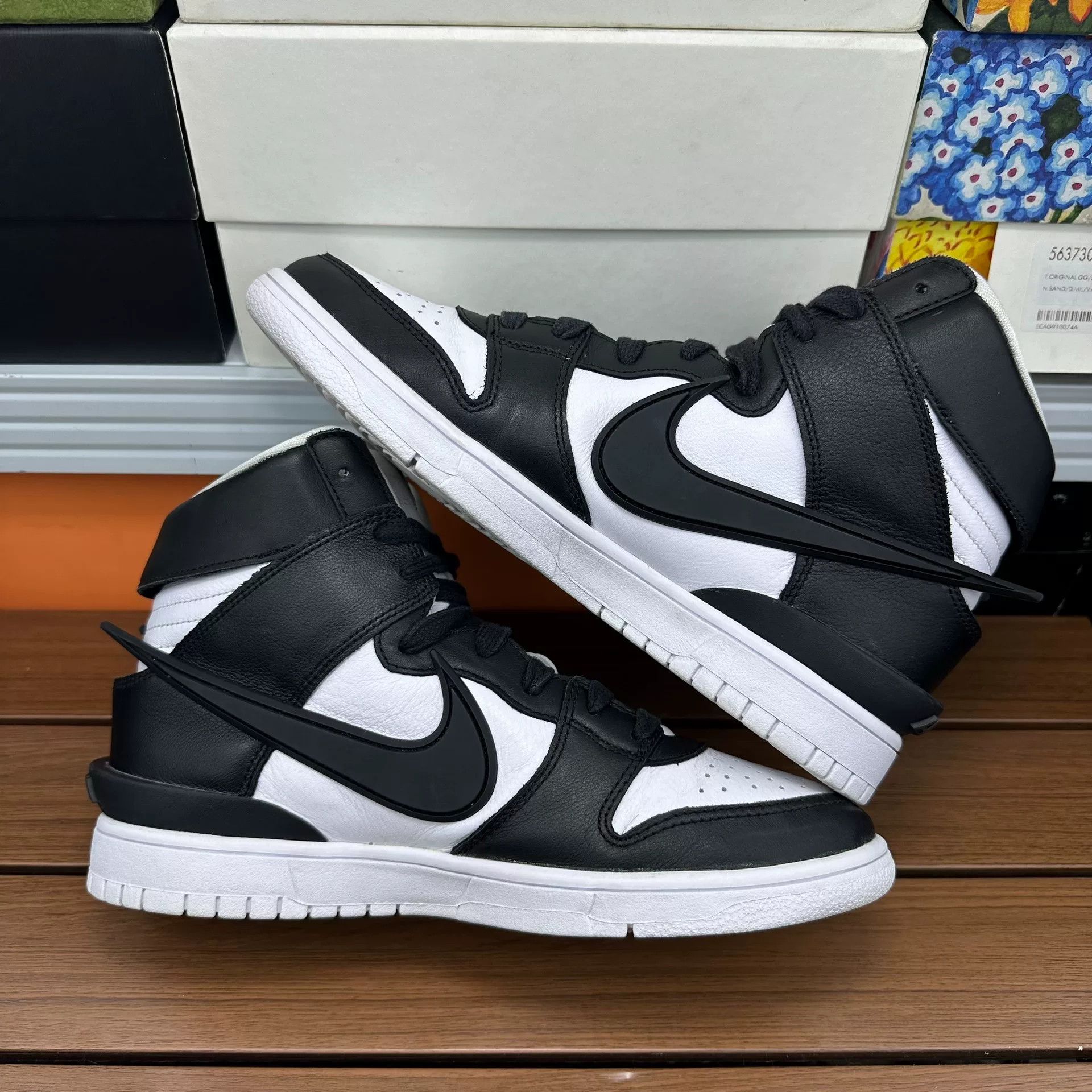 Ambush Design Ambush Design DUNK Collab Black Hitop Sneakers 8 Men Size US 8 / EU 41 - 2 Thumbnail