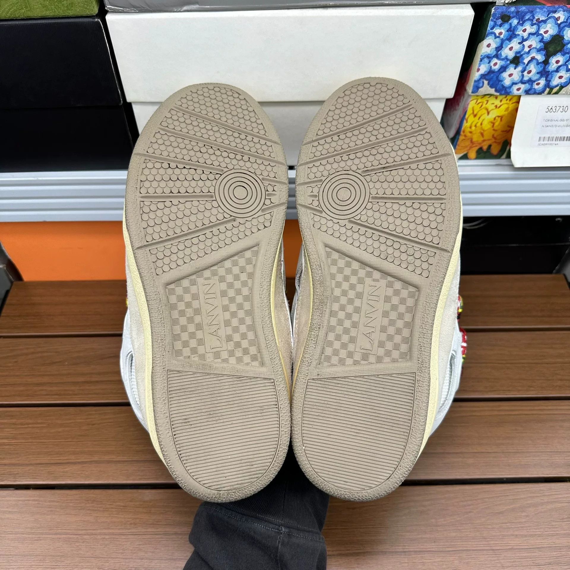Lanvin Lanvin White Lowtop Sneakers 8 Men Size US 8 / EU 41 - 6 Thumbnail