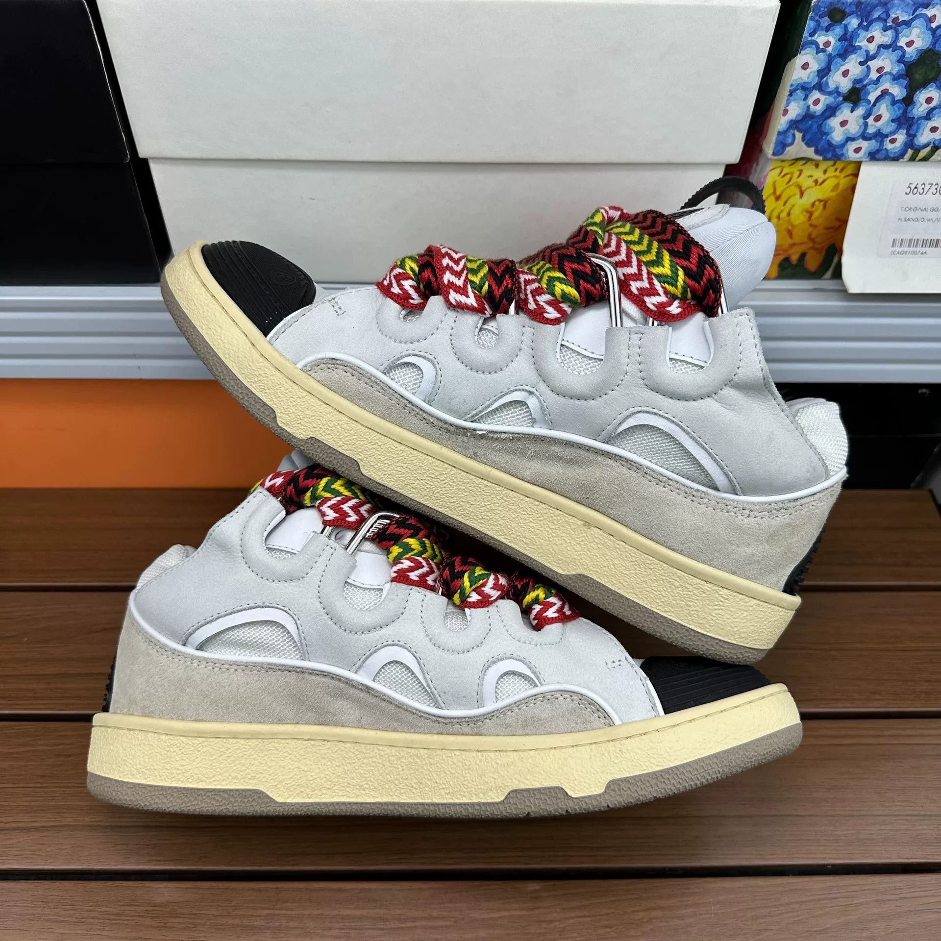 Lanvin Lanvin White Lowtop Sneakers 8 Men Size US 8 / EU 41 - 2 Thumbnail