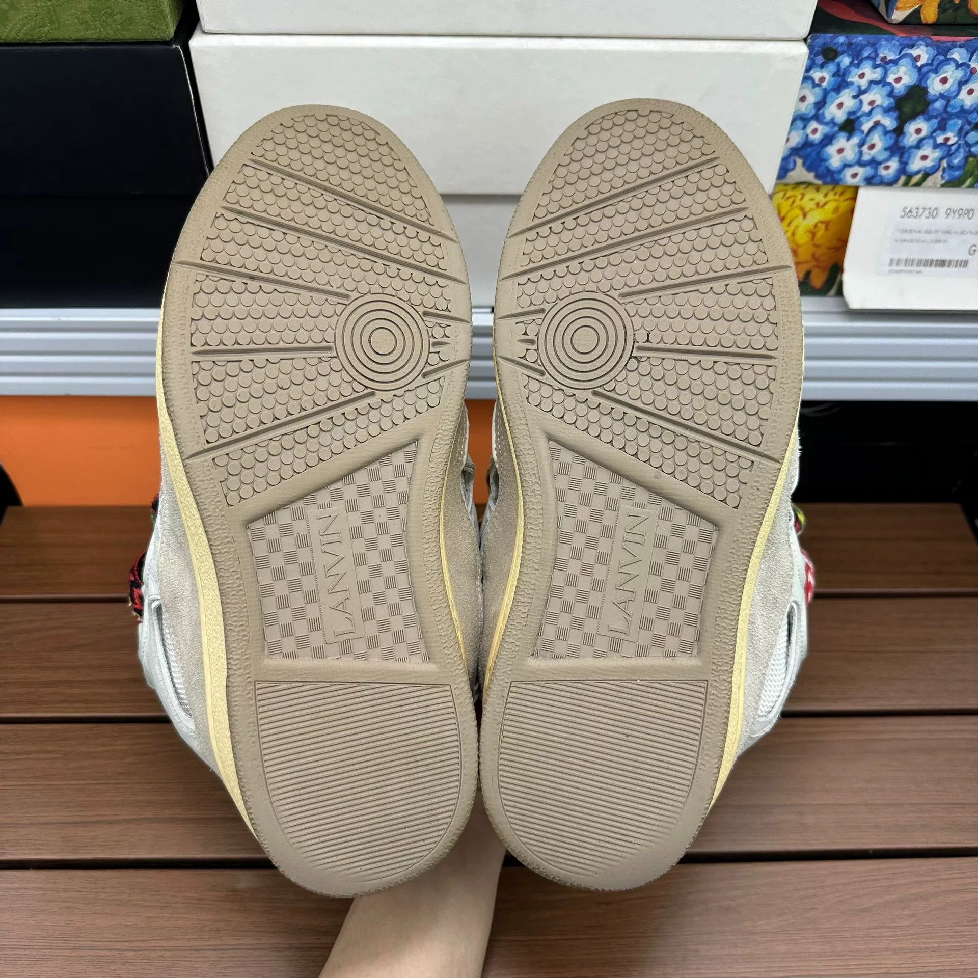 Lanvin Lanvin White Lowtop Sneakers 8 Men Size US 8 / EU 41 - 6 Thumbnail