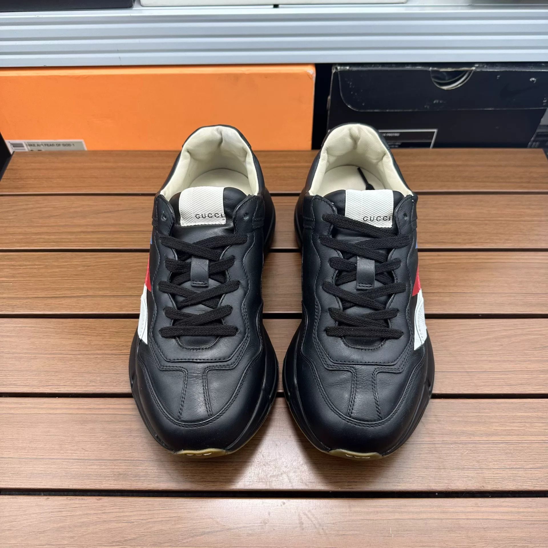 Gucci Gucci Printed Striped Lowtop Sneakers 6 Men Size US 6 / EU 39 - 3 Thumbnail