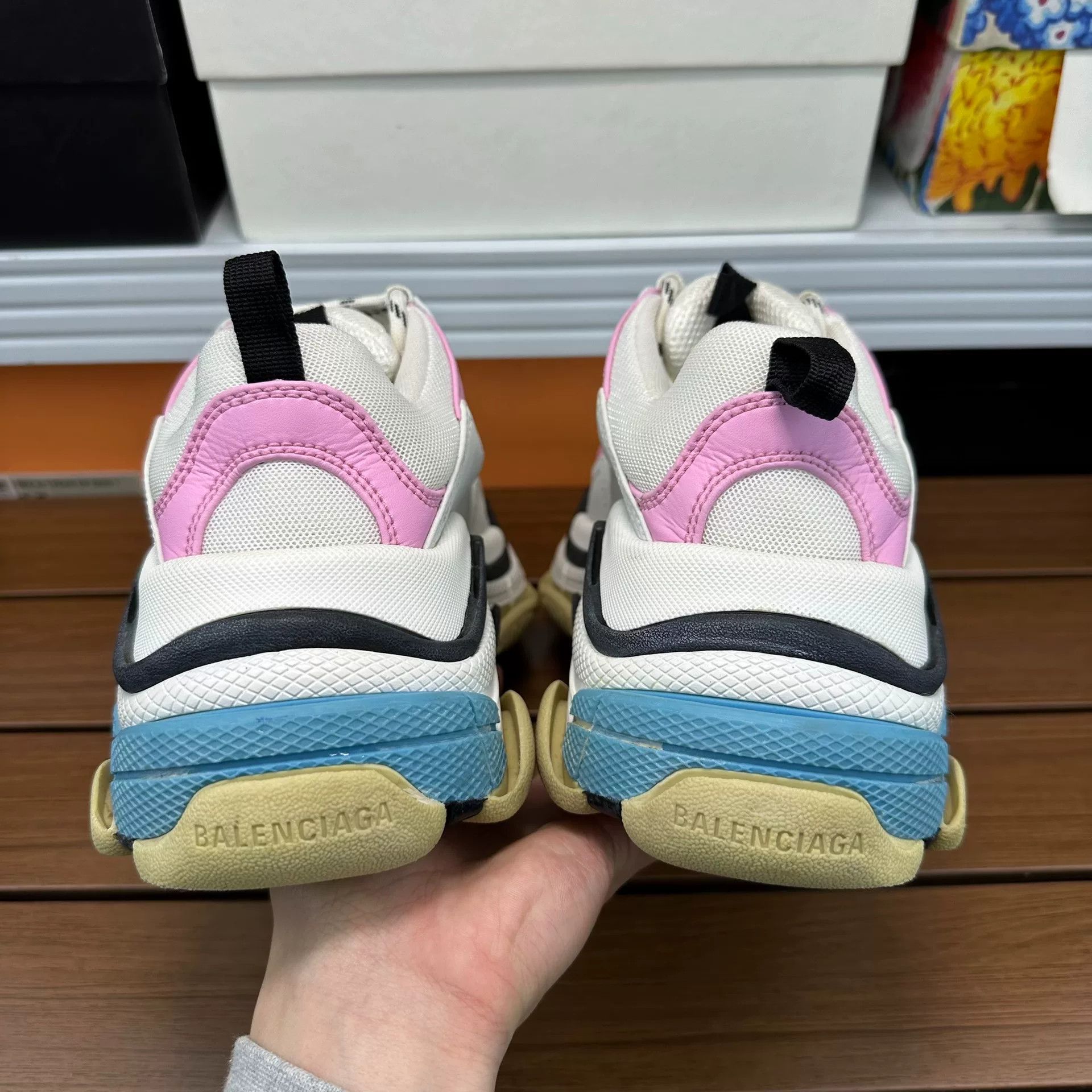 Balenciaga Balenciaga Pink Lowtop Sneakers it_38 Women Size US 8 / IT 38 - 5 Thumbnail