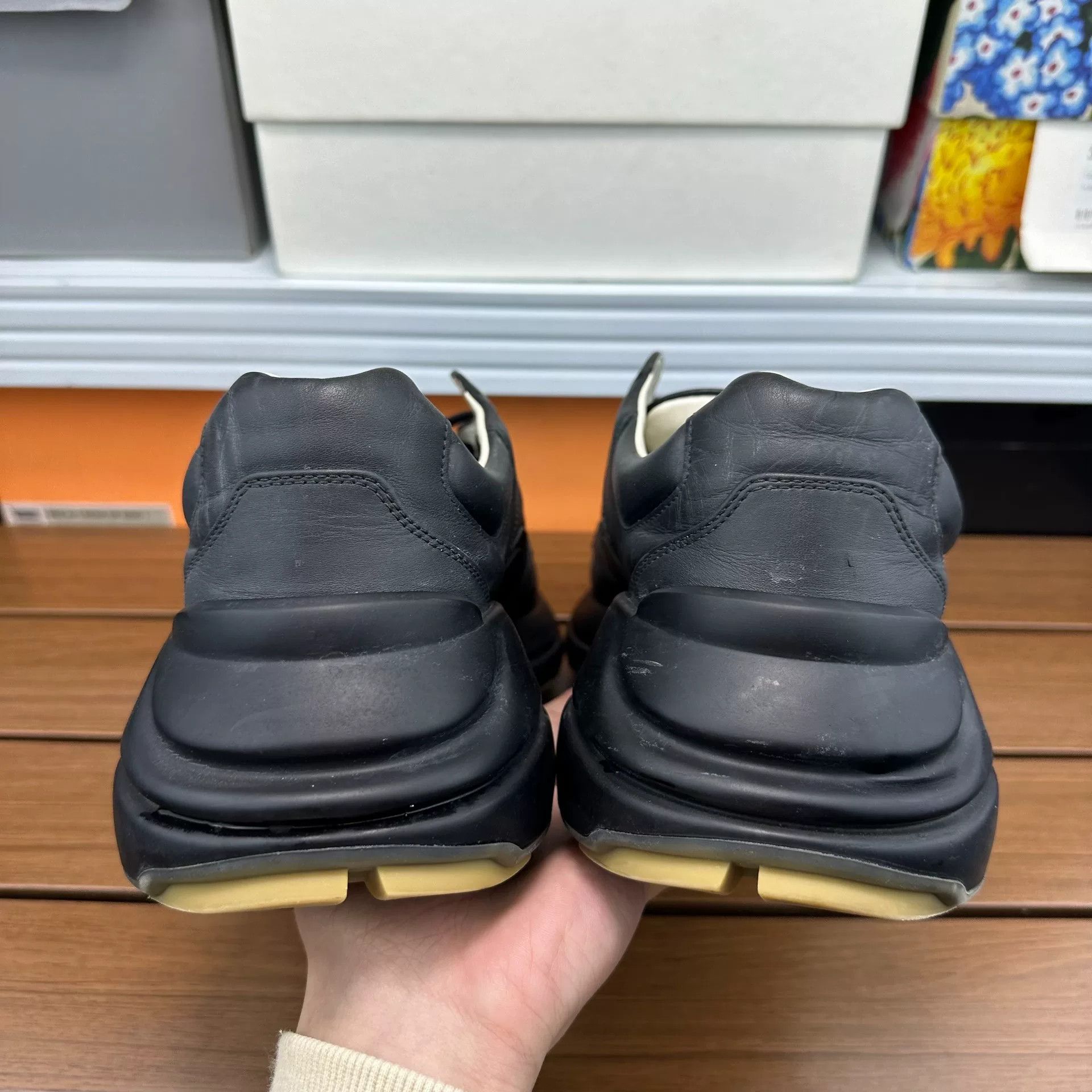 Gucci Gucci Black Lowtop Sneakers 9 Men Size US 9 / EU 42 - 5 Thumbnail