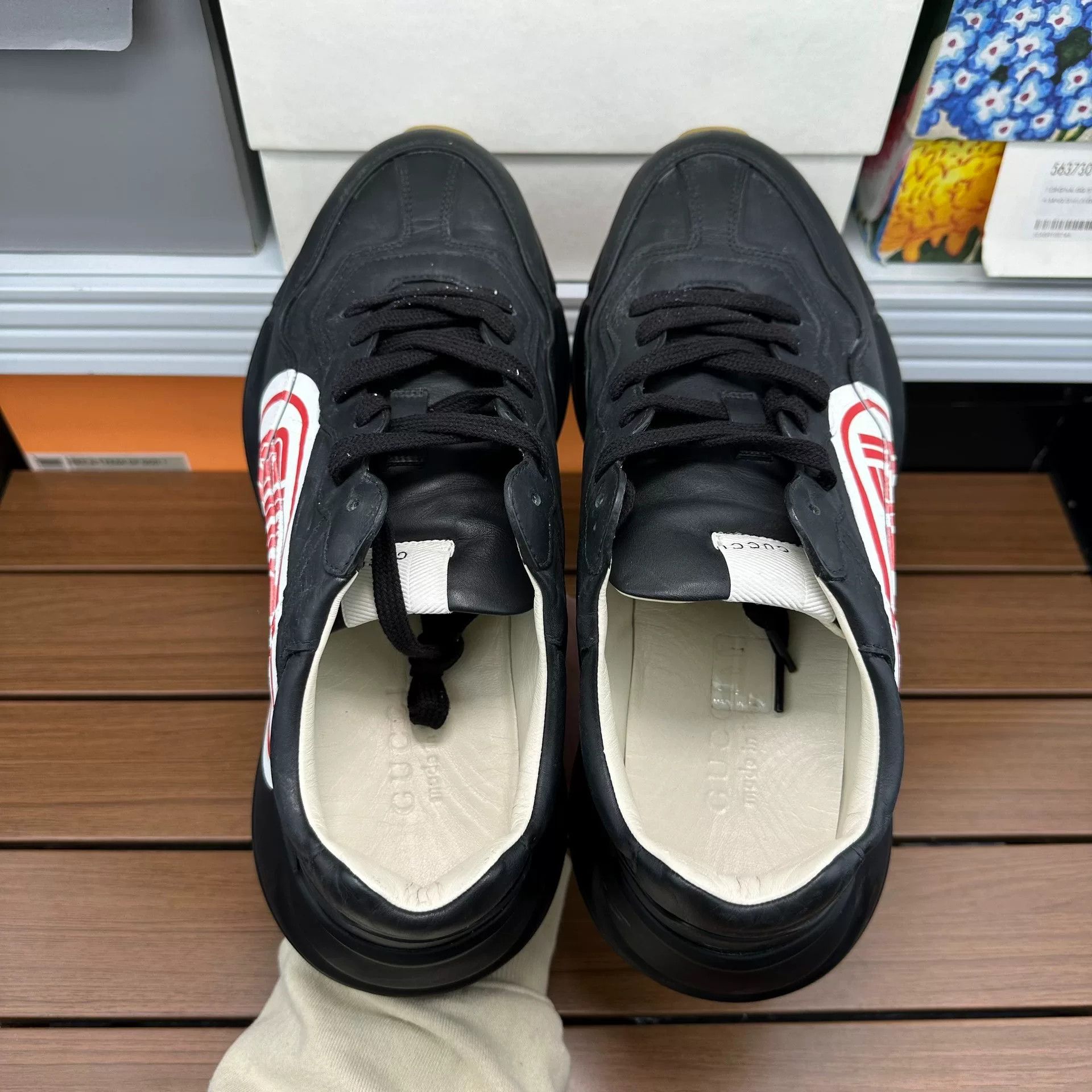 Gucci Gucci Black Lowtop Sneakers 9 Men Size US 9 / EU 42 - 4 Thumbnail
