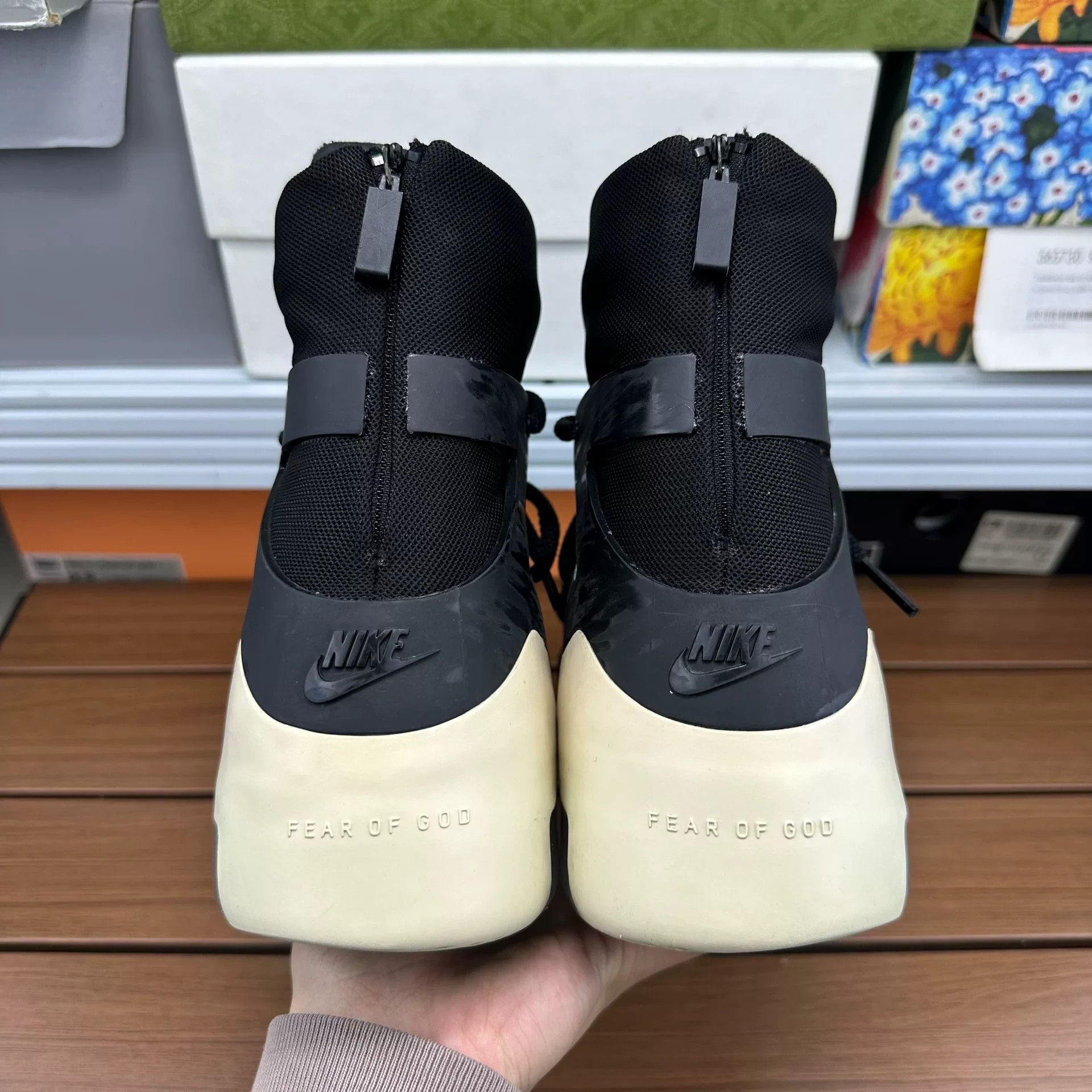 Fear of God Fear of God Collab Black Hitop Sneakers 8 Men Size US 8 / EU 41 - 5 Thumbnail