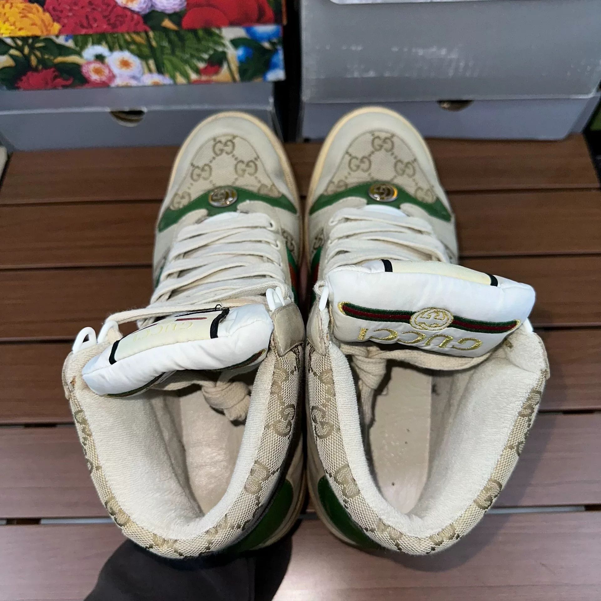 Gucci Gucci Distressed Lowtop Sneakers 9 Men Size US 9 / EU 42 - 3 Thumbnail
