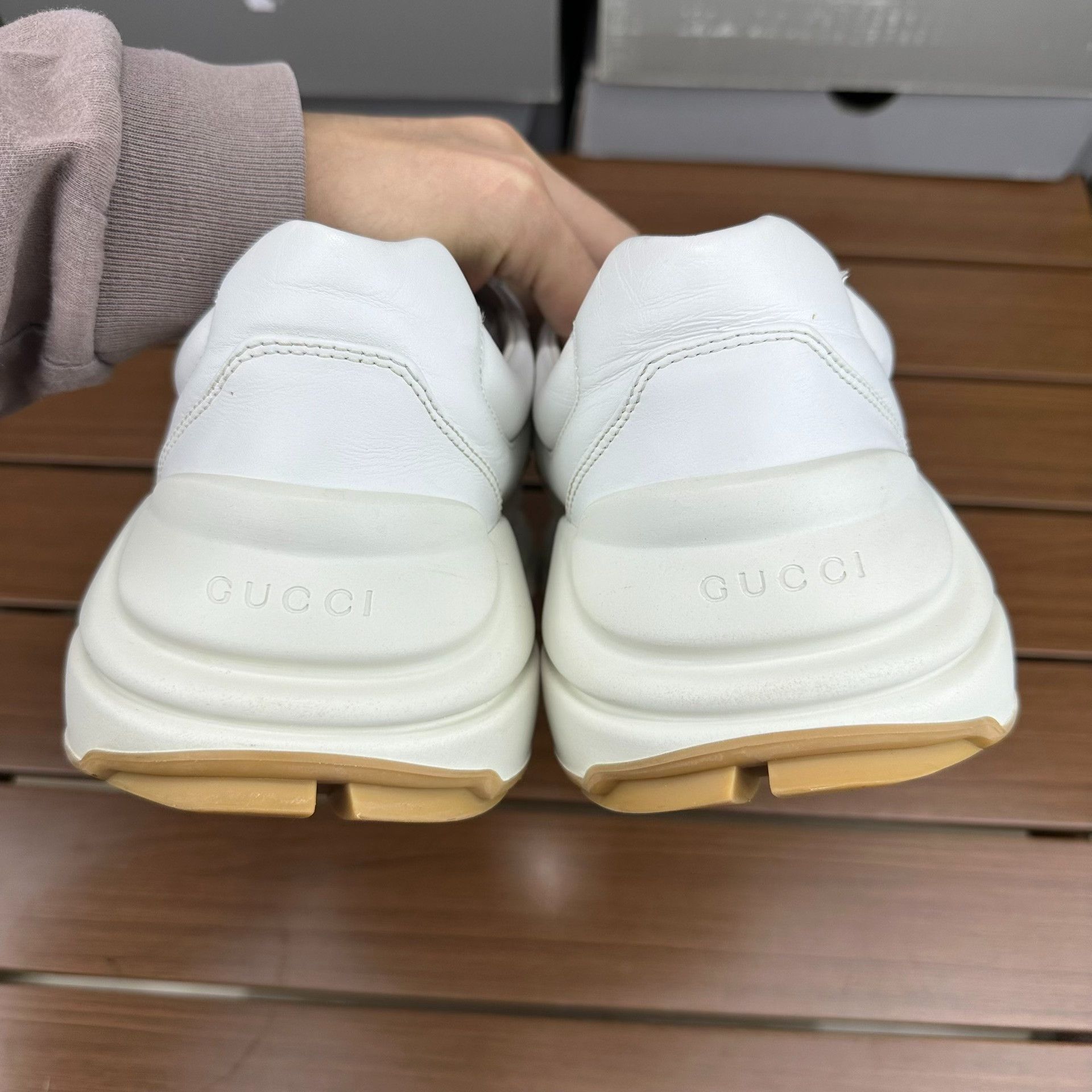 Gucci Gucci White Lowtop Sneakers 9 Men Size US 9 / EU 42 - 4 Thumbnail