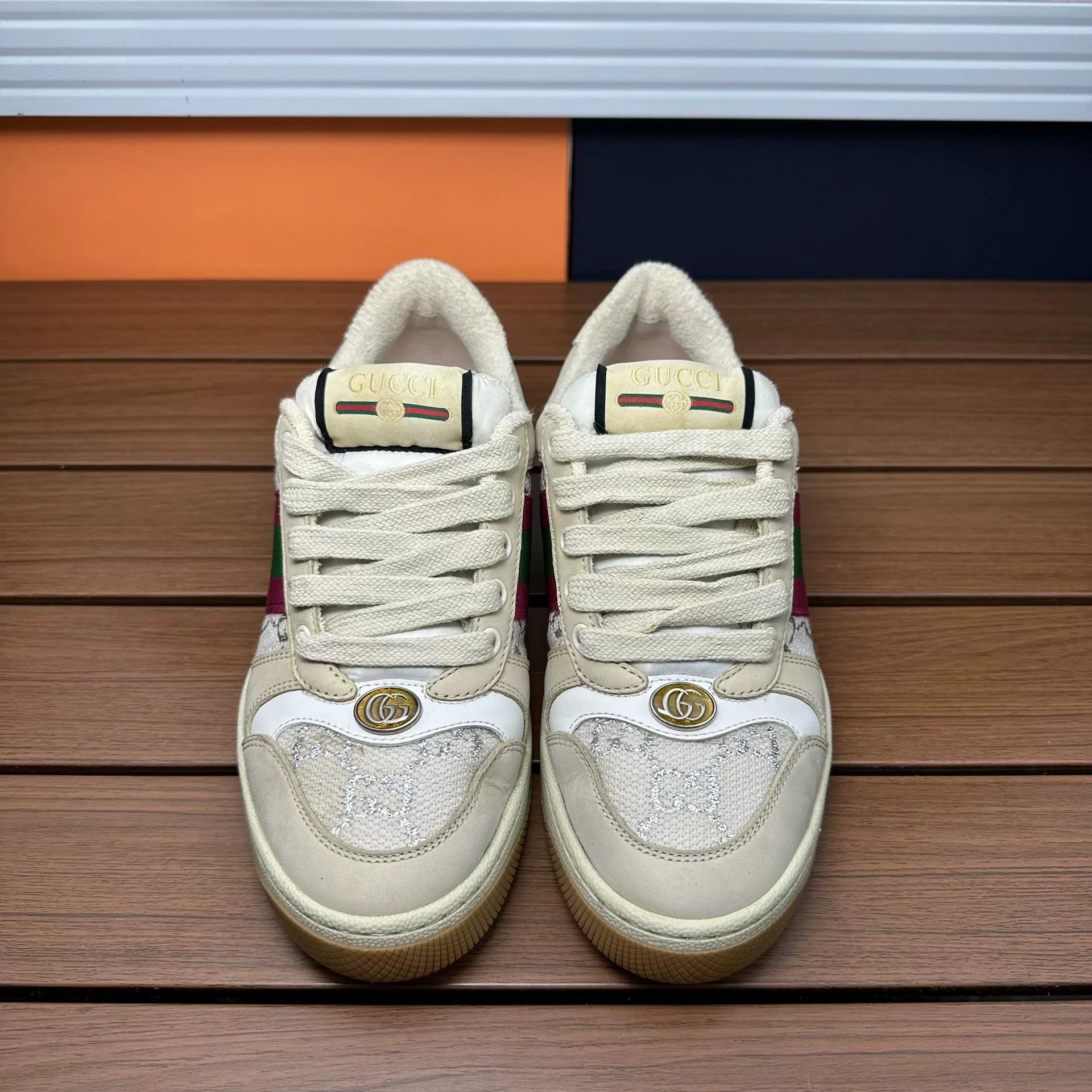 Gucci Gucci Pink Lowtop Sneakers it_35-5 Women Size US 5.5 / IT 35.5 - 2 Thumbnail