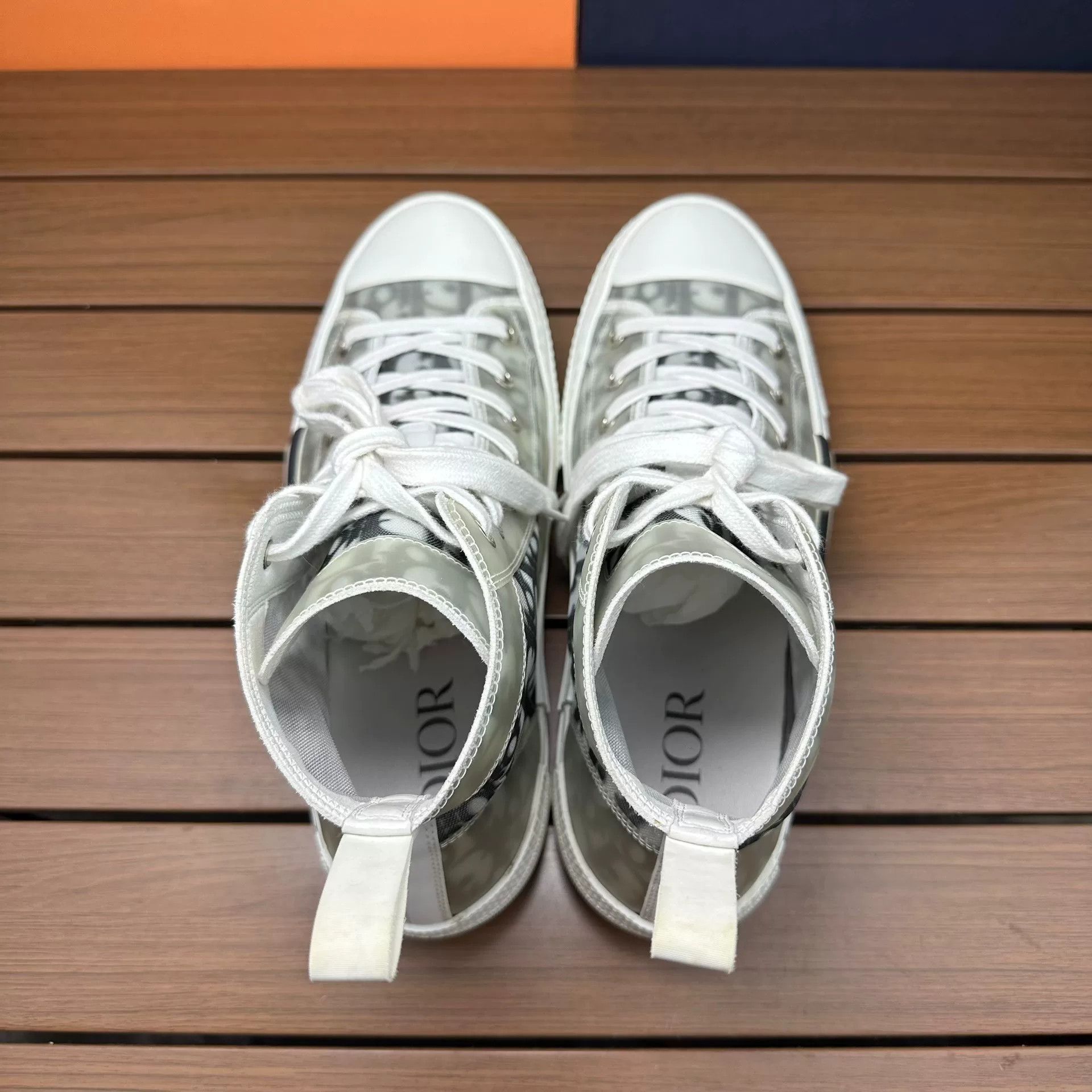 Dior Dior White Hitop Sneakers 8 Men Size US 8 / EU 41 - 6 Thumbnail