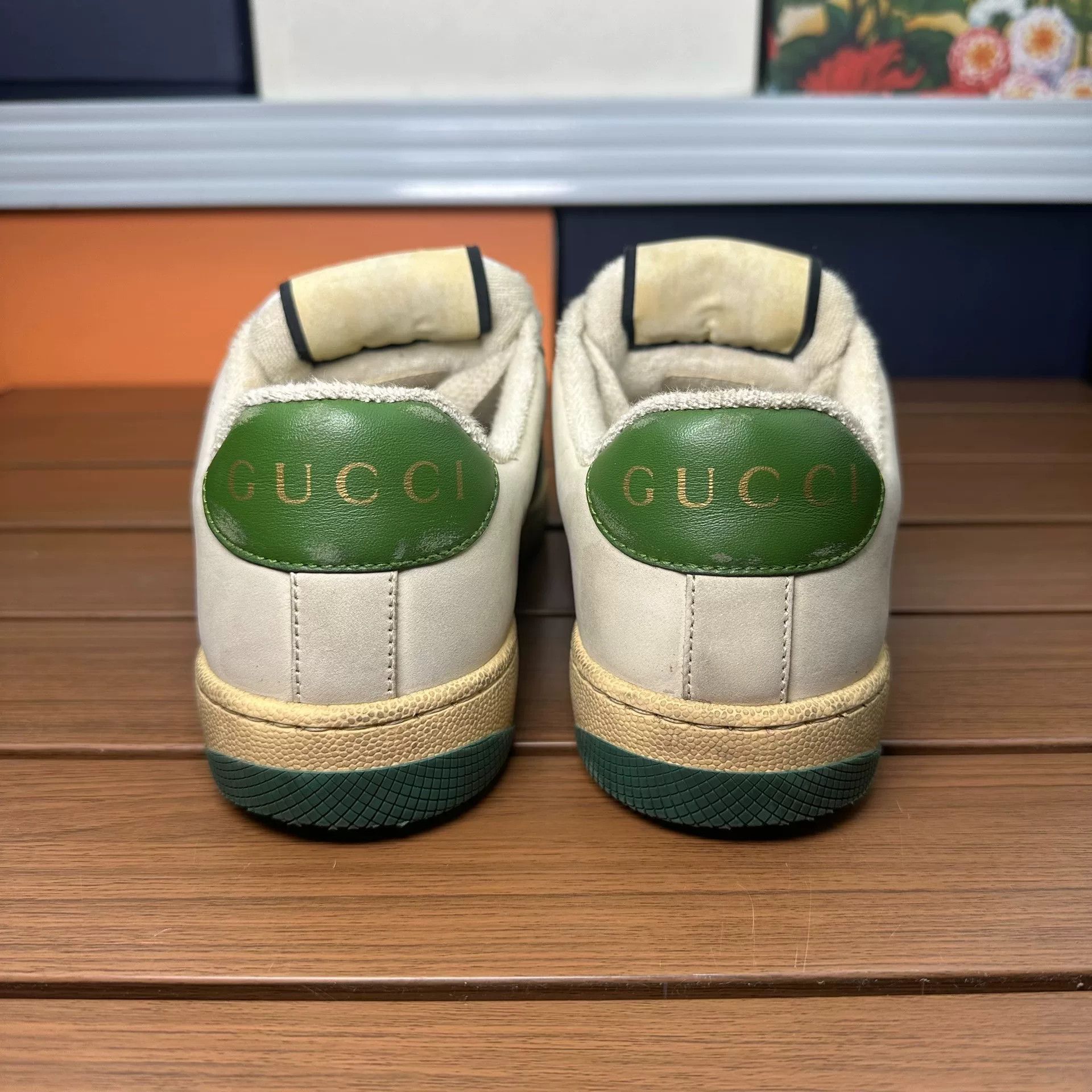 Gucci Gucci Distressed Green Lowtop Sneakers it_35-5 Women Size US 5.5 / IT 35.5 - 6 Thumbnail