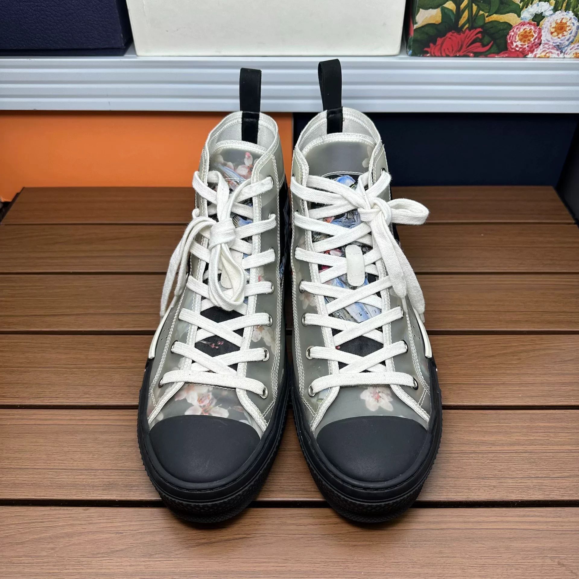 Dior Dior Collab Hitop Sneakers it_41 Women Size US 11 / IT 41 - 4 Thumbnail