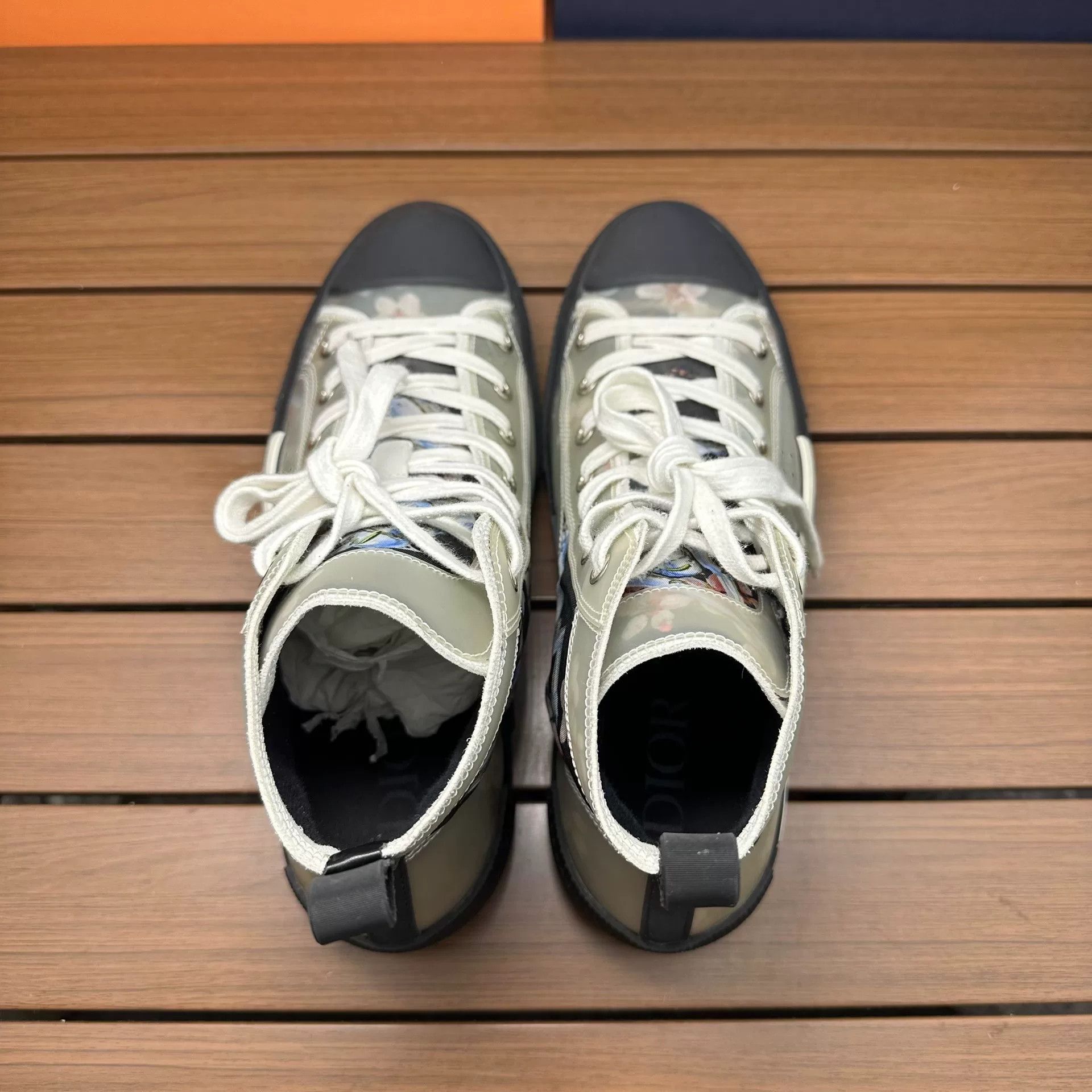 Dior Dior Collab Hitop Sneakers it_41 Women Size US 11 / IT 41 - 5 Thumbnail