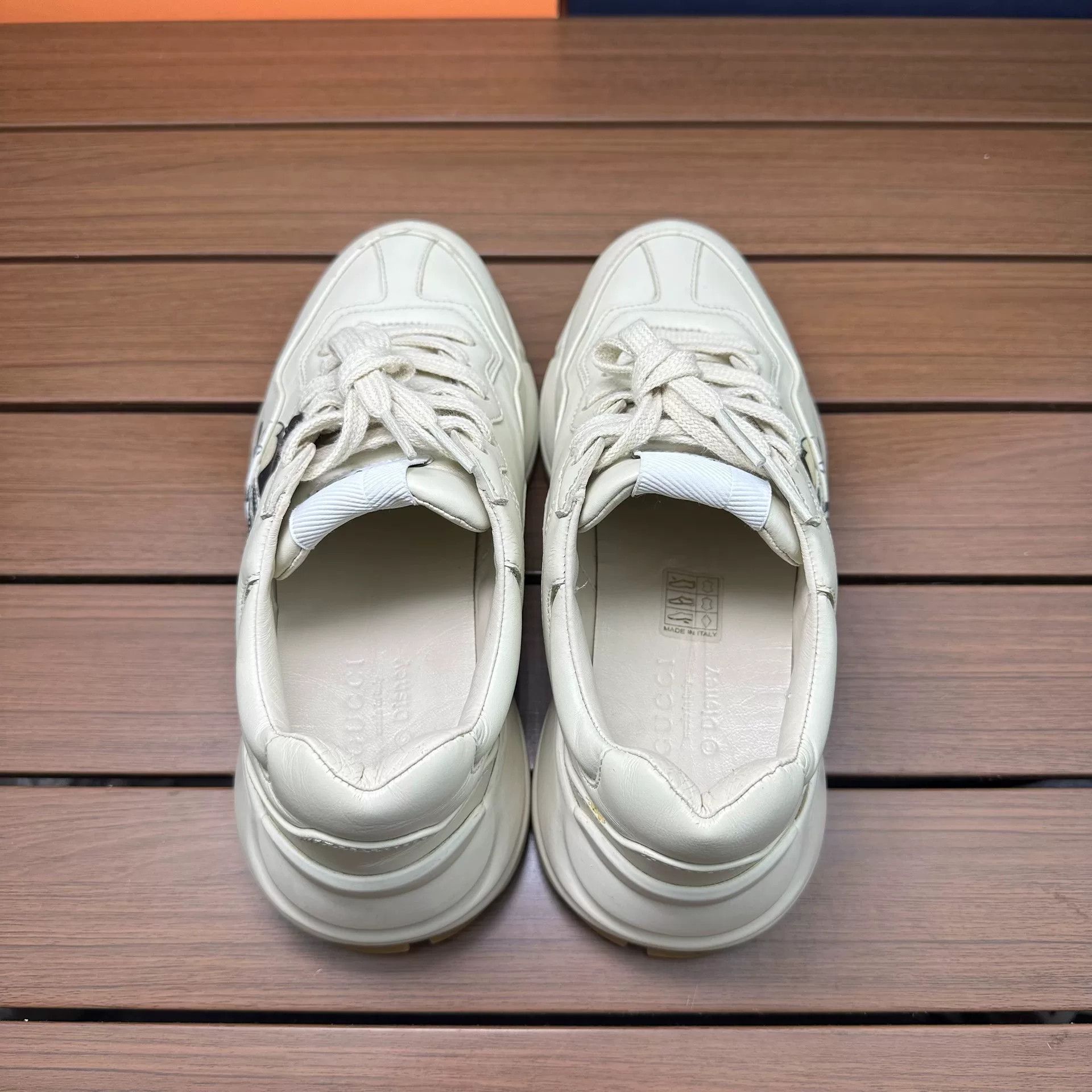 Gucci Gucci Printed Beige Lowtop Sneakers it_35 Women Size US 5 / IT 35 - 5 Thumbnail