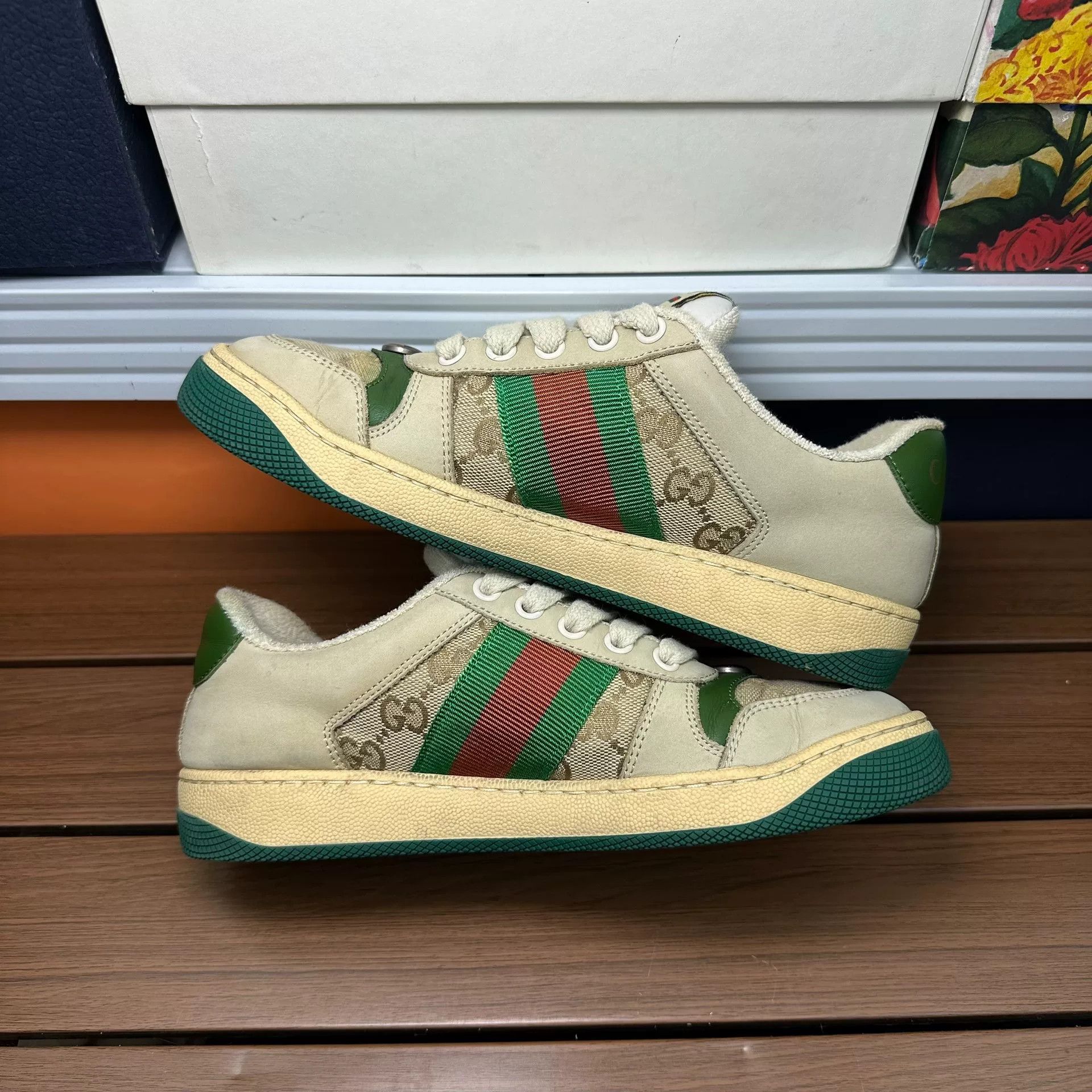Gucci Gucci Distressed Lowtop Sneakers it_35-5 Women Size US 5.5 / IT 35.5 - 3 Thumbnail