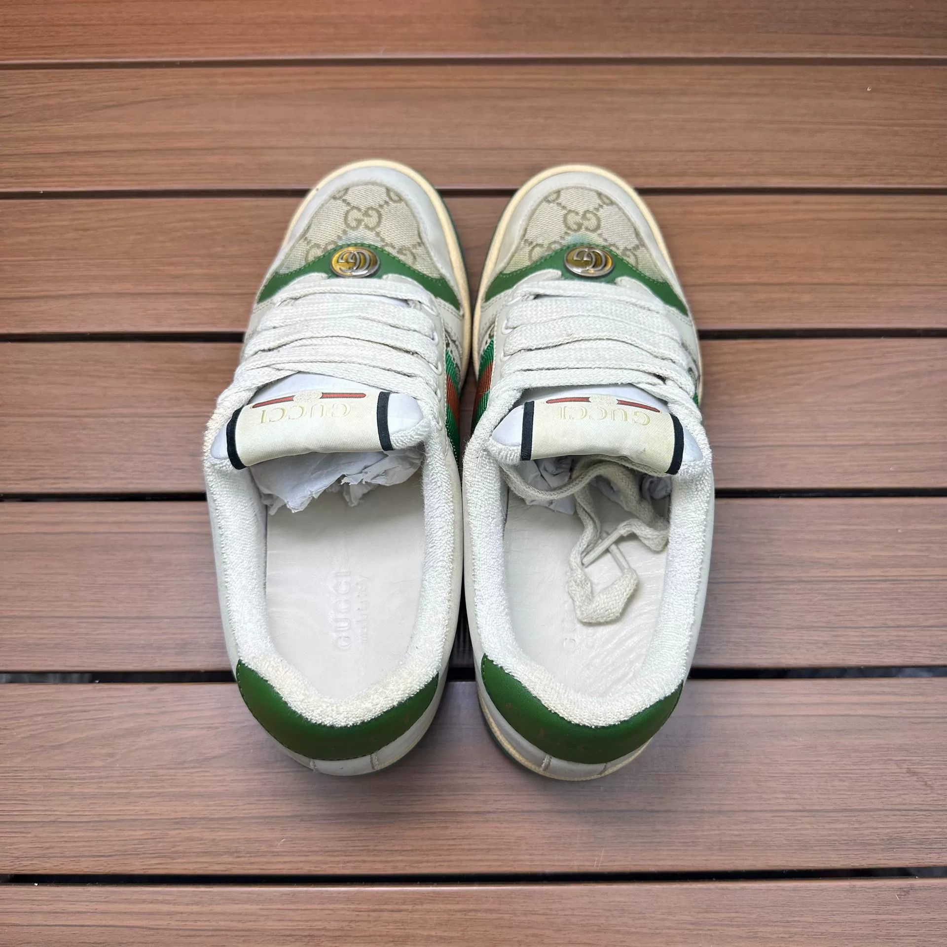 Gucci Gucci Distressed Lowtop Sneakers it_35-5 Women Size US 5.5 / IT 35.5 - 5 Thumbnail