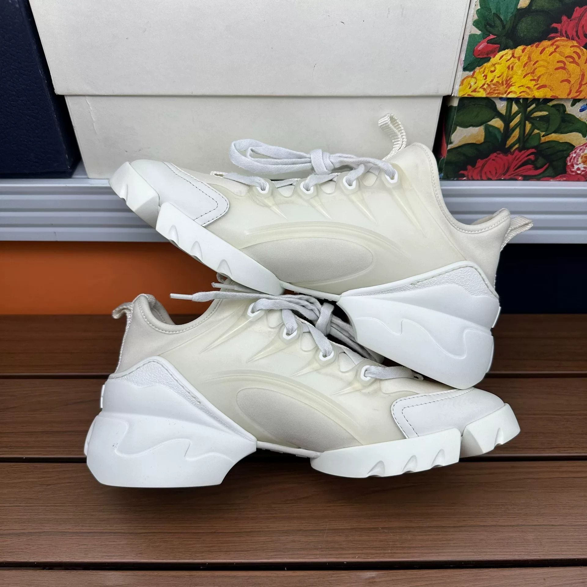 Dior Dior Casual White Lowtop Sneakers it_37 Women Size US 7 / IT 37 - 3 Thumbnail