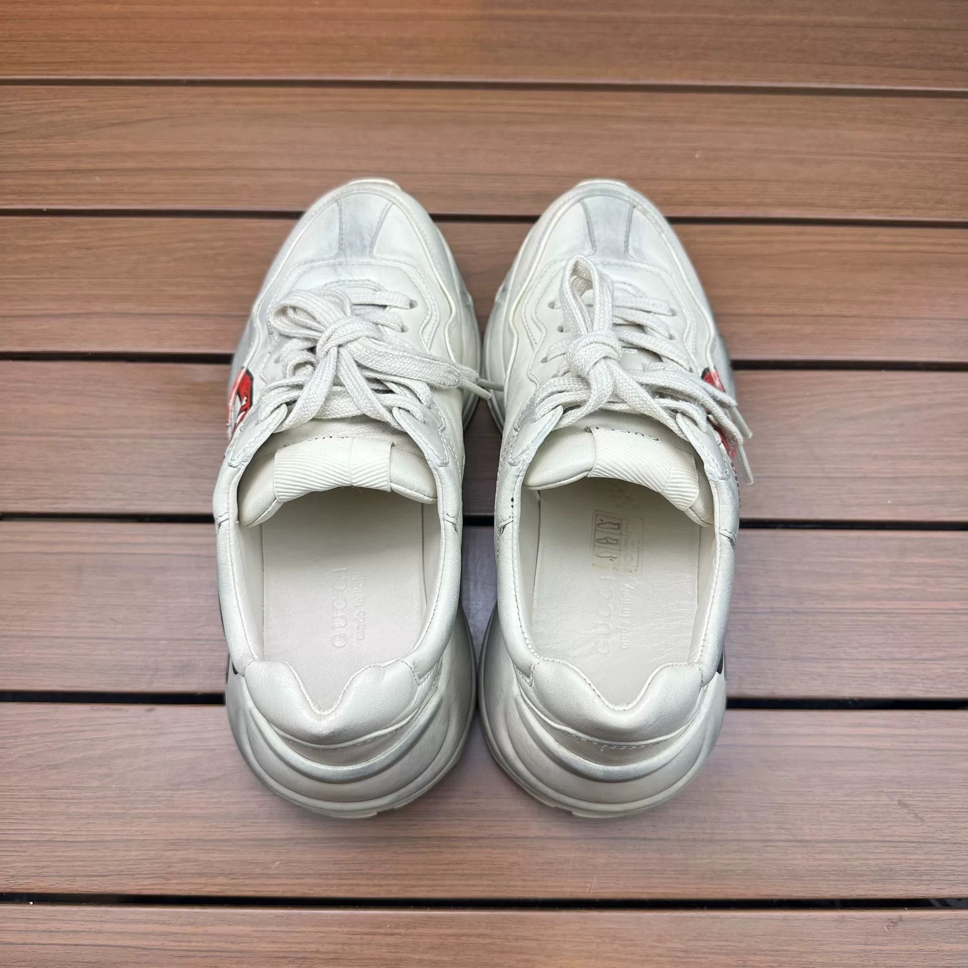 Gucci Gucci Printed Lowtop Sneakers it_34 Women Size US 4 / IT 34 - 5 Thumbnail