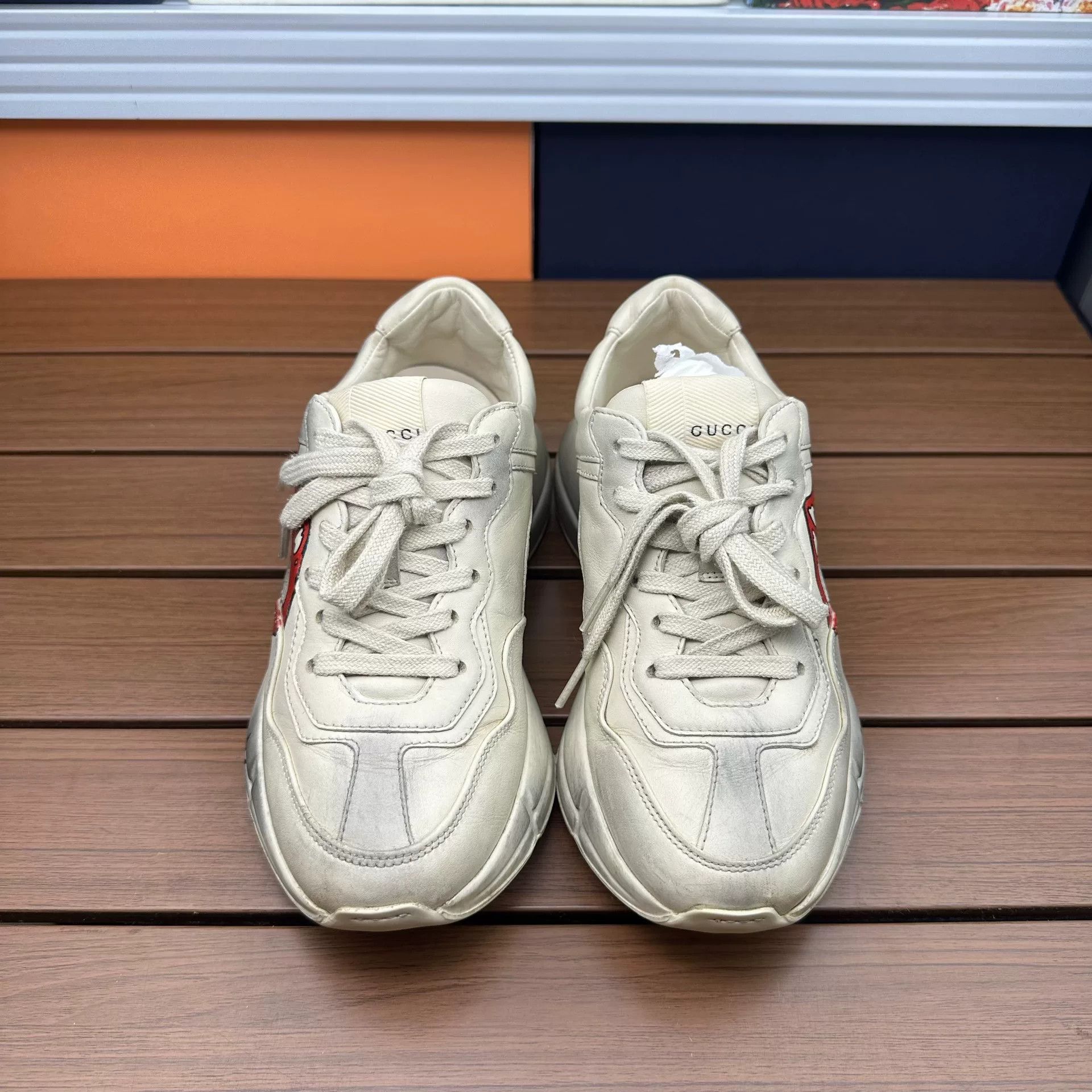 Gucci Gucci Printed Lowtop Sneakers it_34 Women Size US 4 / IT 34 - 4 Thumbnail