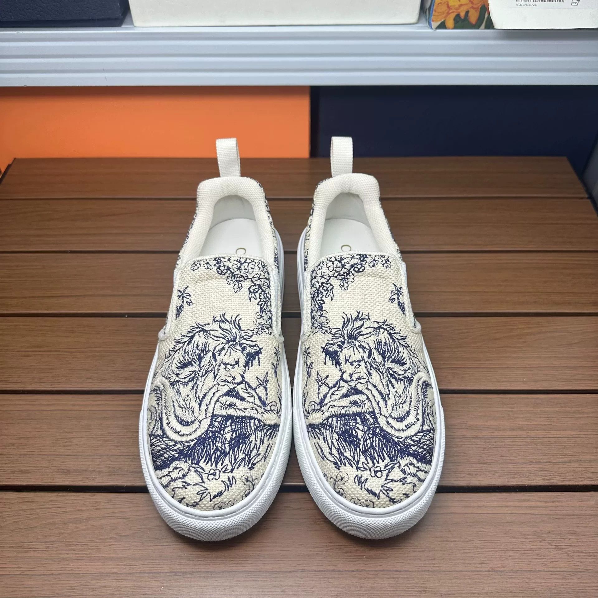 Dior Dior Blue Lowtop Sneakers it_37 Women Size US 7 / IT 37 - 4 Thumbnail
