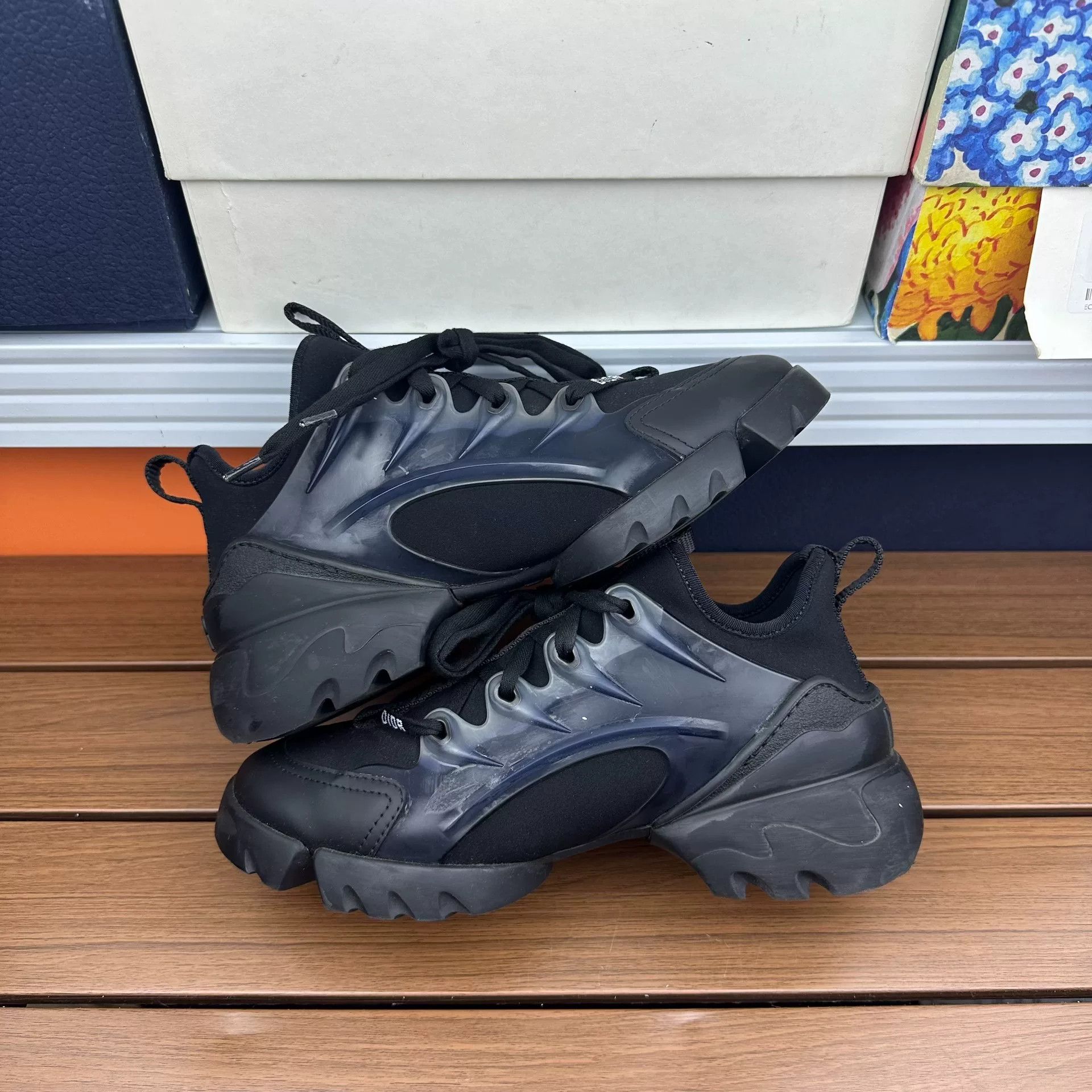 Dior Dior Casual Black Lowtop Sneakers it_34 Women Size US 4 / IT 34 - 2 Thumbnail