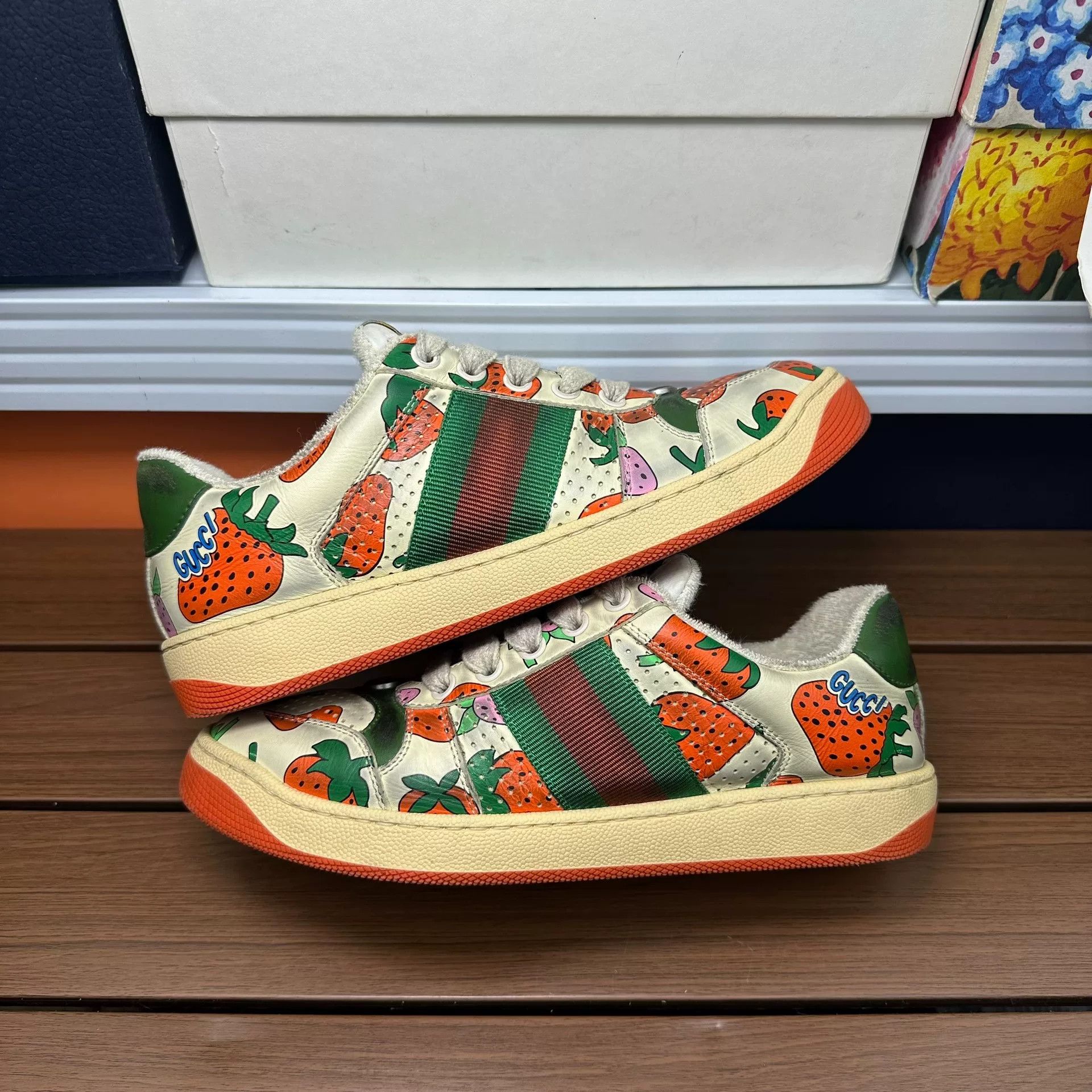 Gucci Gucci Printed Lowtop Sneakers it_35-5 Women Size US 5.5 / IT 35.5 - 2 Thumbnail