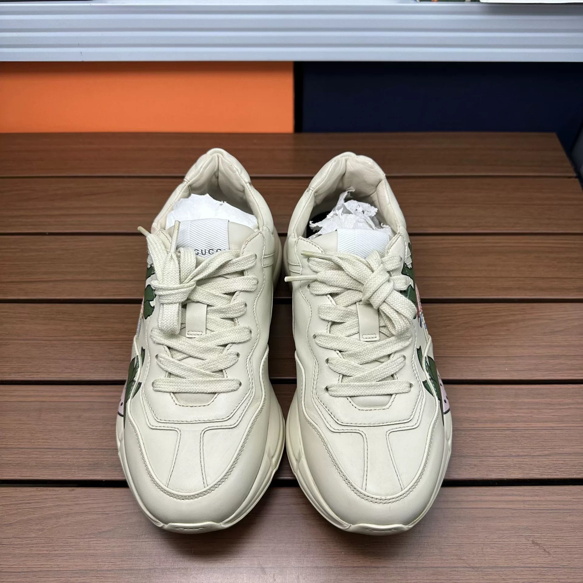 Gucci Gucci Printed Lowtop Sneakers it_37 Women Size US 7 / IT 37 - 4 Thumbnail