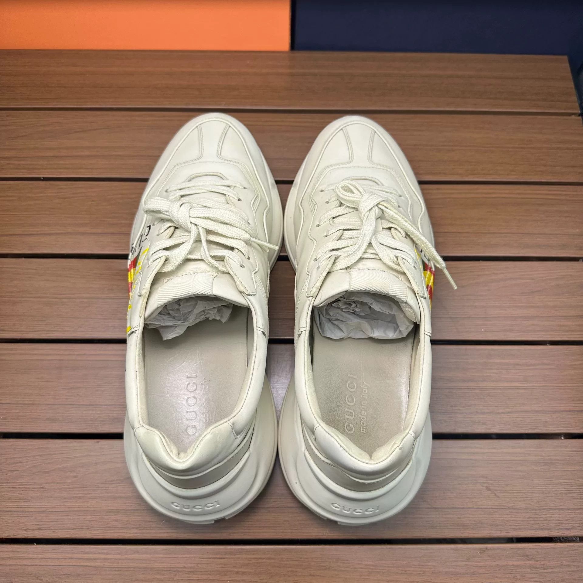 Gucci Gucci White Lowtop Sneakers 10 Men Size US 10 / EU 43 - 5 Thumbnail