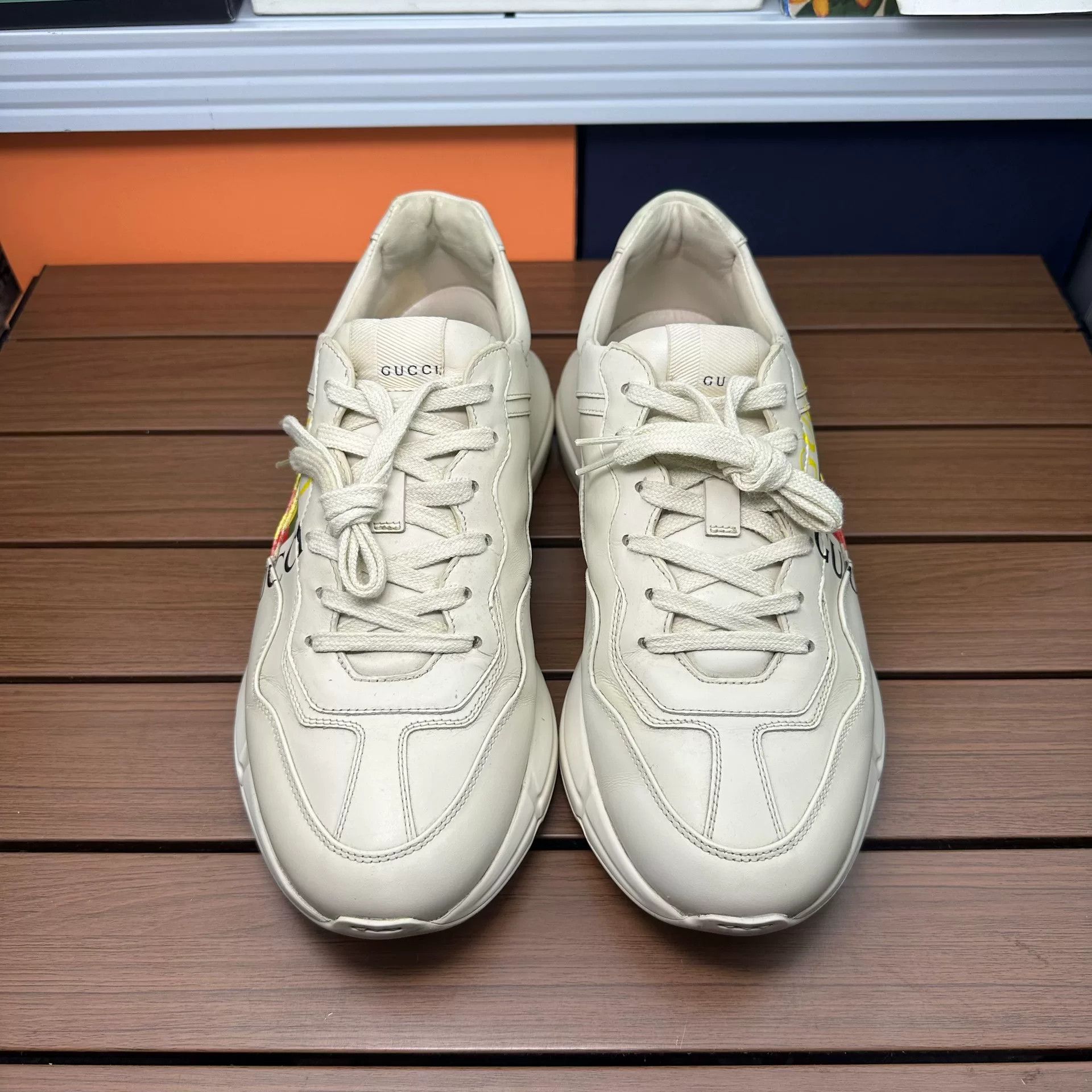 Gucci Gucci White Lowtop Sneakers 10 Men Size US 10 / EU 43 - 4 Thumbnail