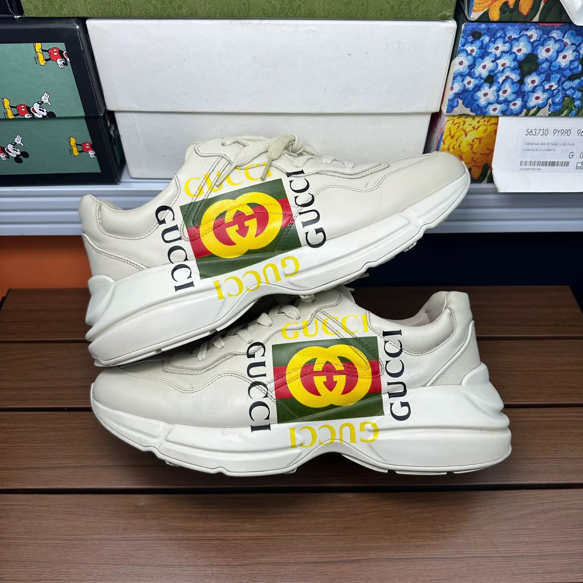 Gucci Gucci White Lowtop Sneakers 10 Men Size US 10 / EU 43 - 2 Thumbnail