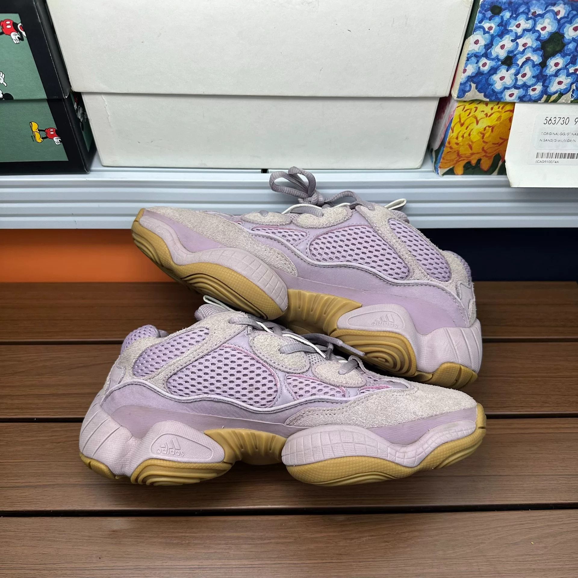 Adidas Adidas YEEZY500 Purple Lowtop Sneakers 6 Men Size US 6 / EU 39 - 3 Thumbnail