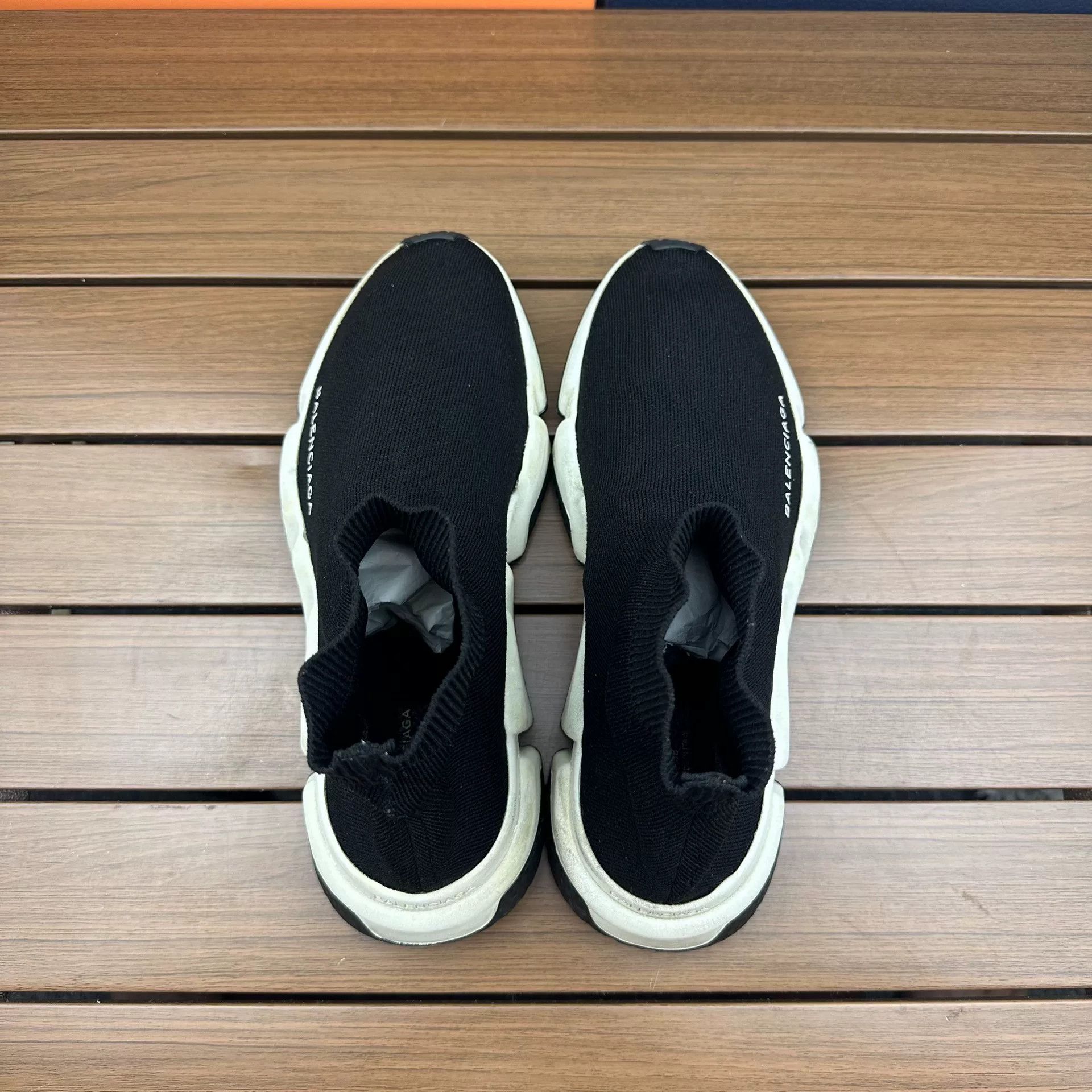 Balenciaga Balenciaga Black Hitop Sneakers it_38 Women Size US 8 / IT 38 - 5 Thumbnail