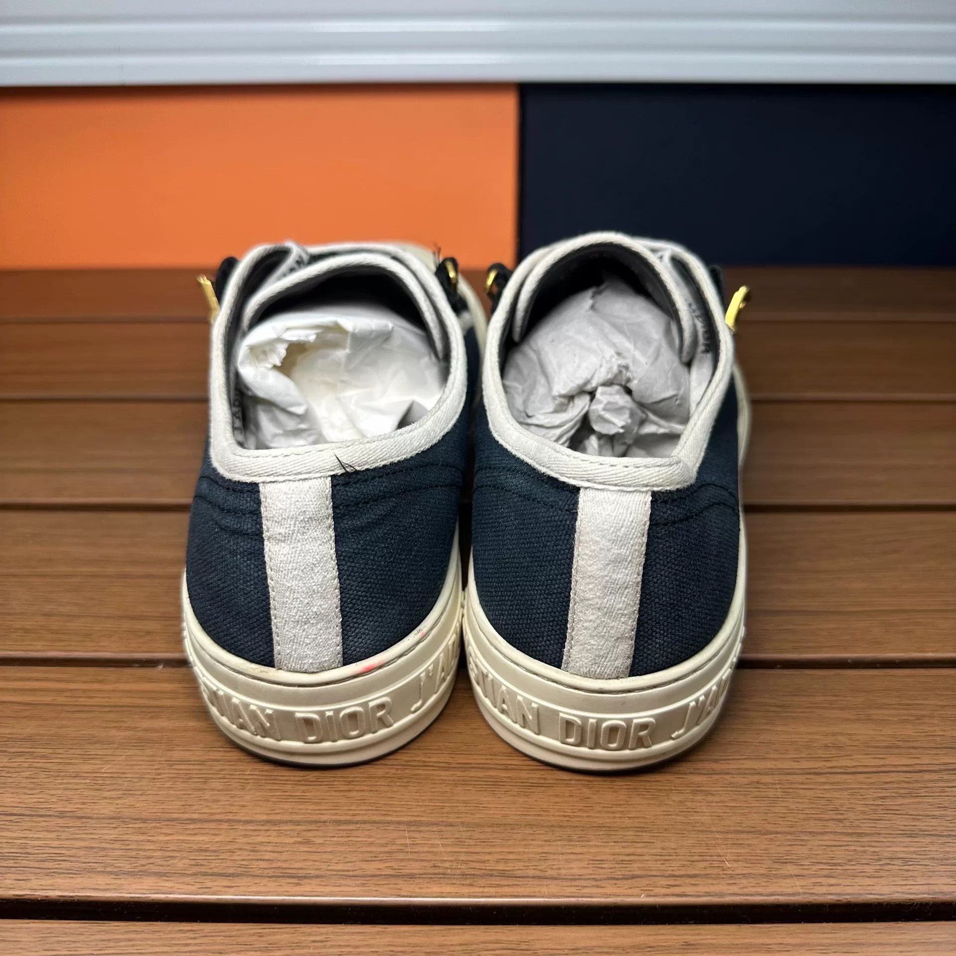 Dior Dior Canvas Blue Lowtop Sneakers it_36-5 Women Size US 6.5 / IT 36.5 - 6 Thumbnail
