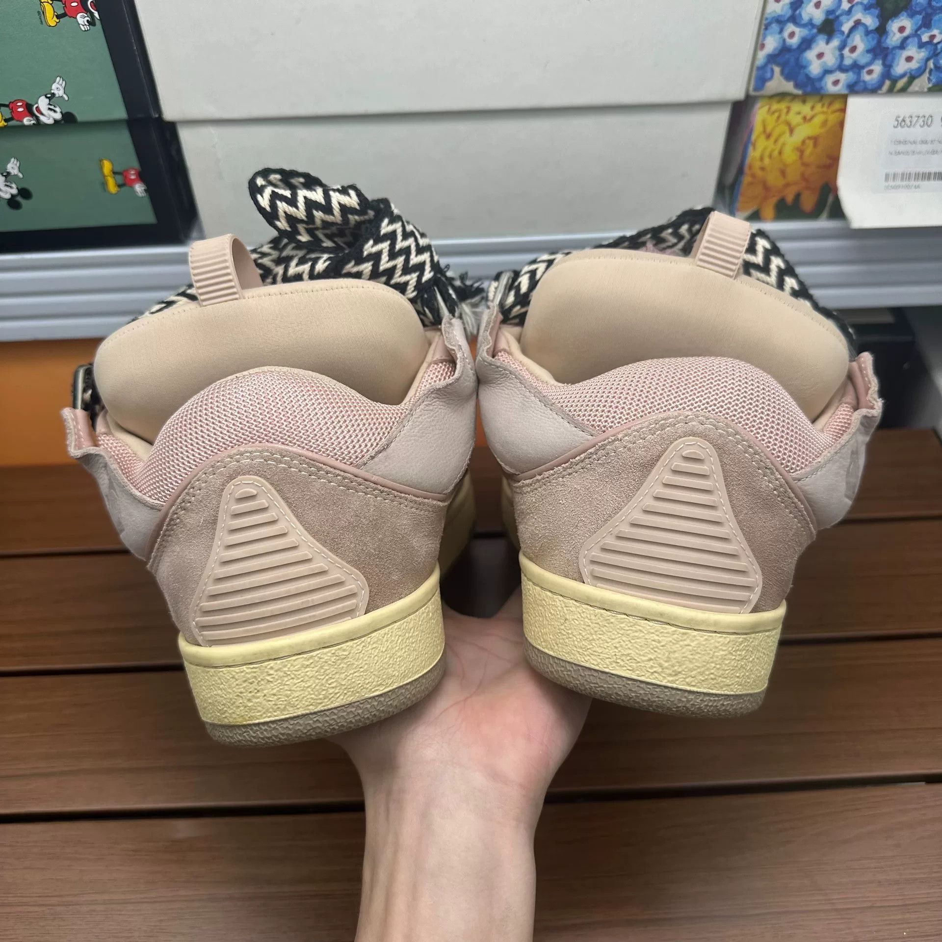 Lanvin Lanvin Pink Lowtop Sneakers 8 Men Size US 8 / EU 41 - 5 Thumbnail