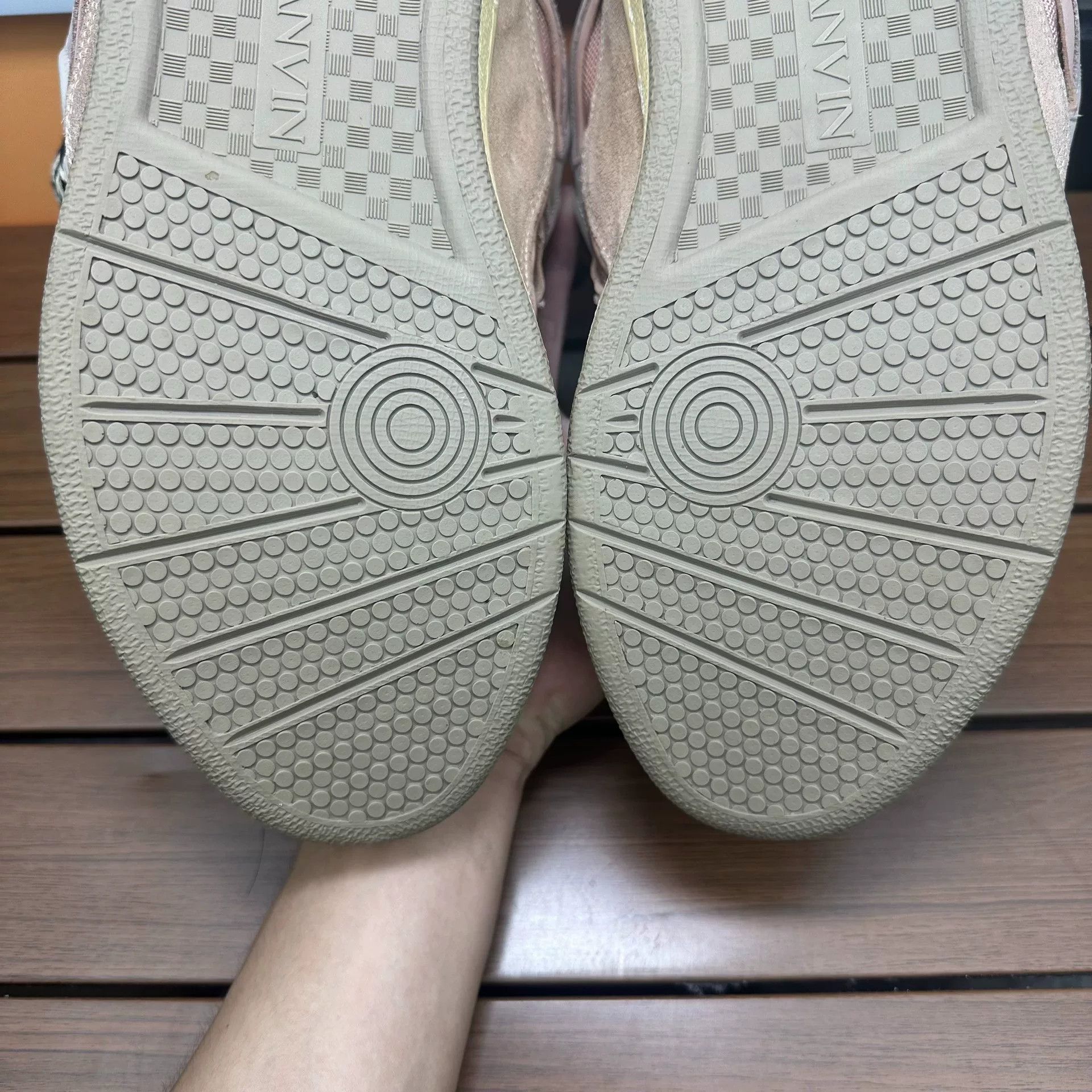Lanvin Lanvin Pink Lowtop Sneakers 8 Men Size US 8 / EU 41 - 8 Thumbnail