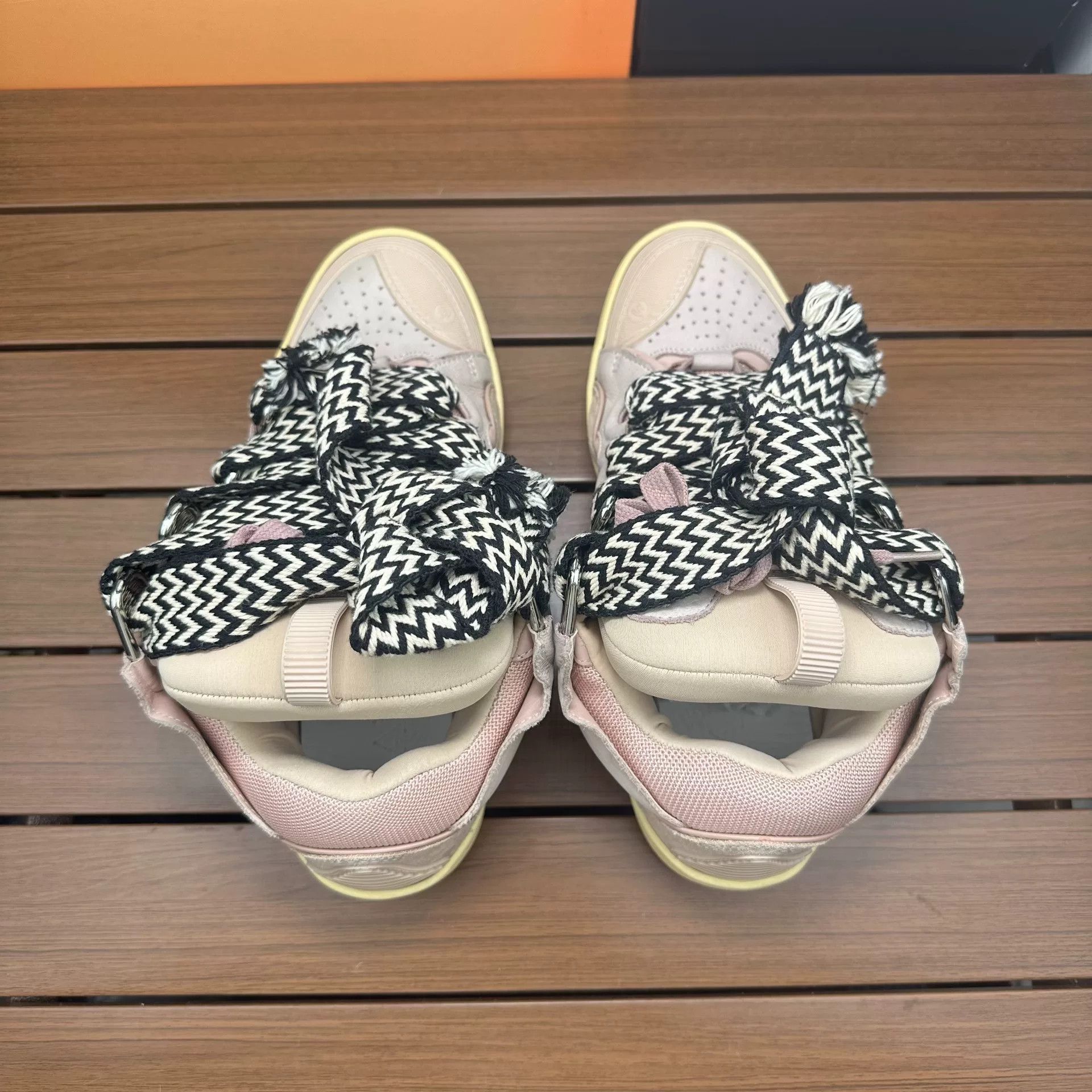Lanvin Lanvin Pink Lowtop Sneakers 8 Men Size US 8 / EU 41 - 6 Thumbnail