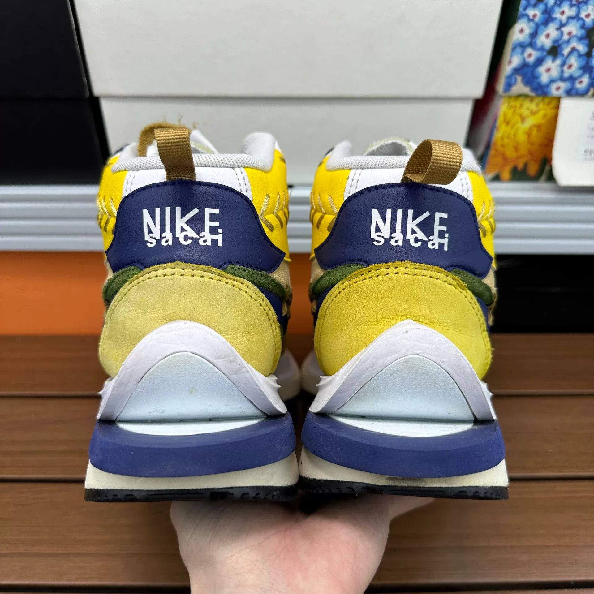 Sacai Sacai Collab Yellow Hitop Sneakers 11 Men Size US 11 / EU 44 - 5 Thumbnail