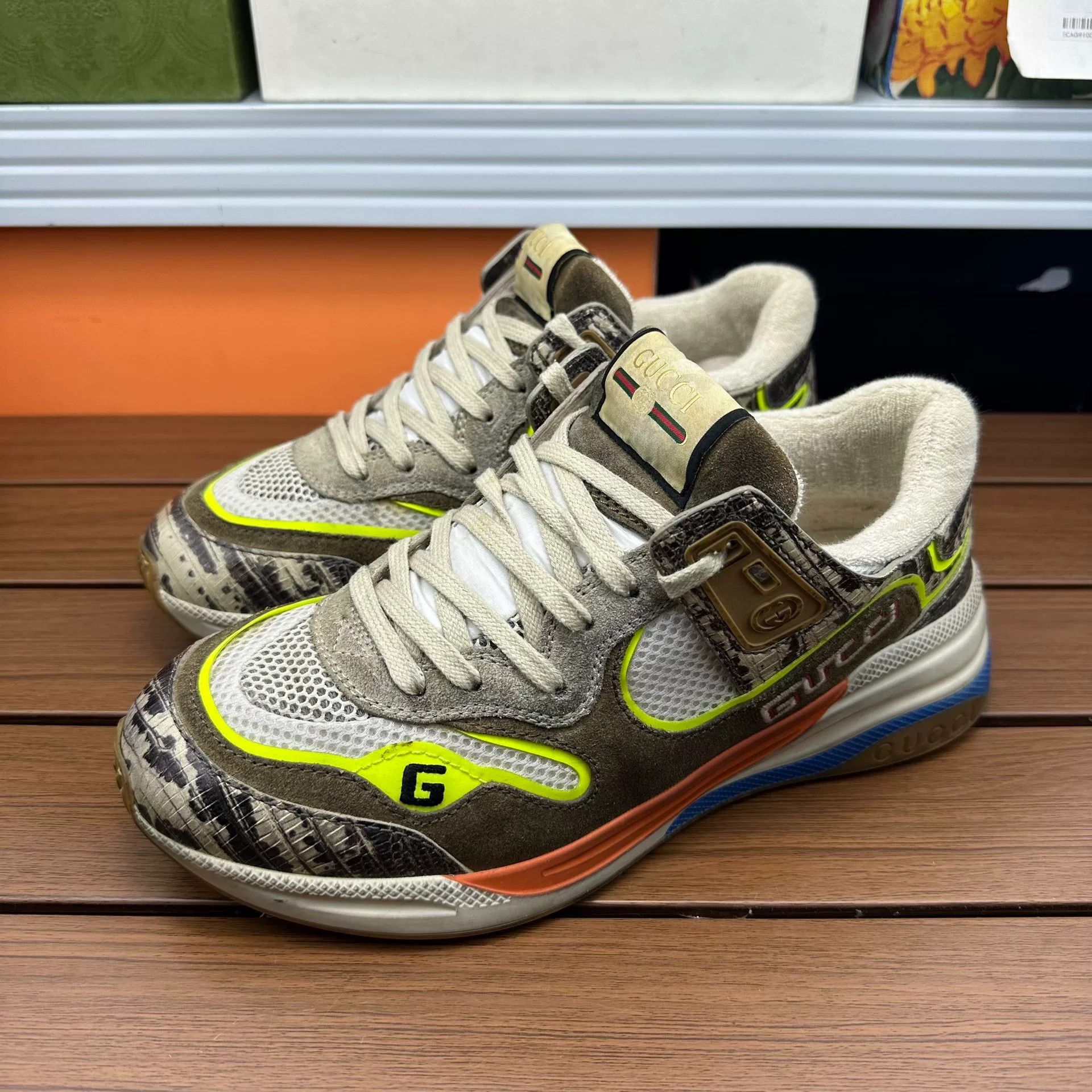 Gucci Gucci Gray Lowtop Sneakers it_37-5 Women Size US 7.5 / IT 37.5 - 9 Thumbnail