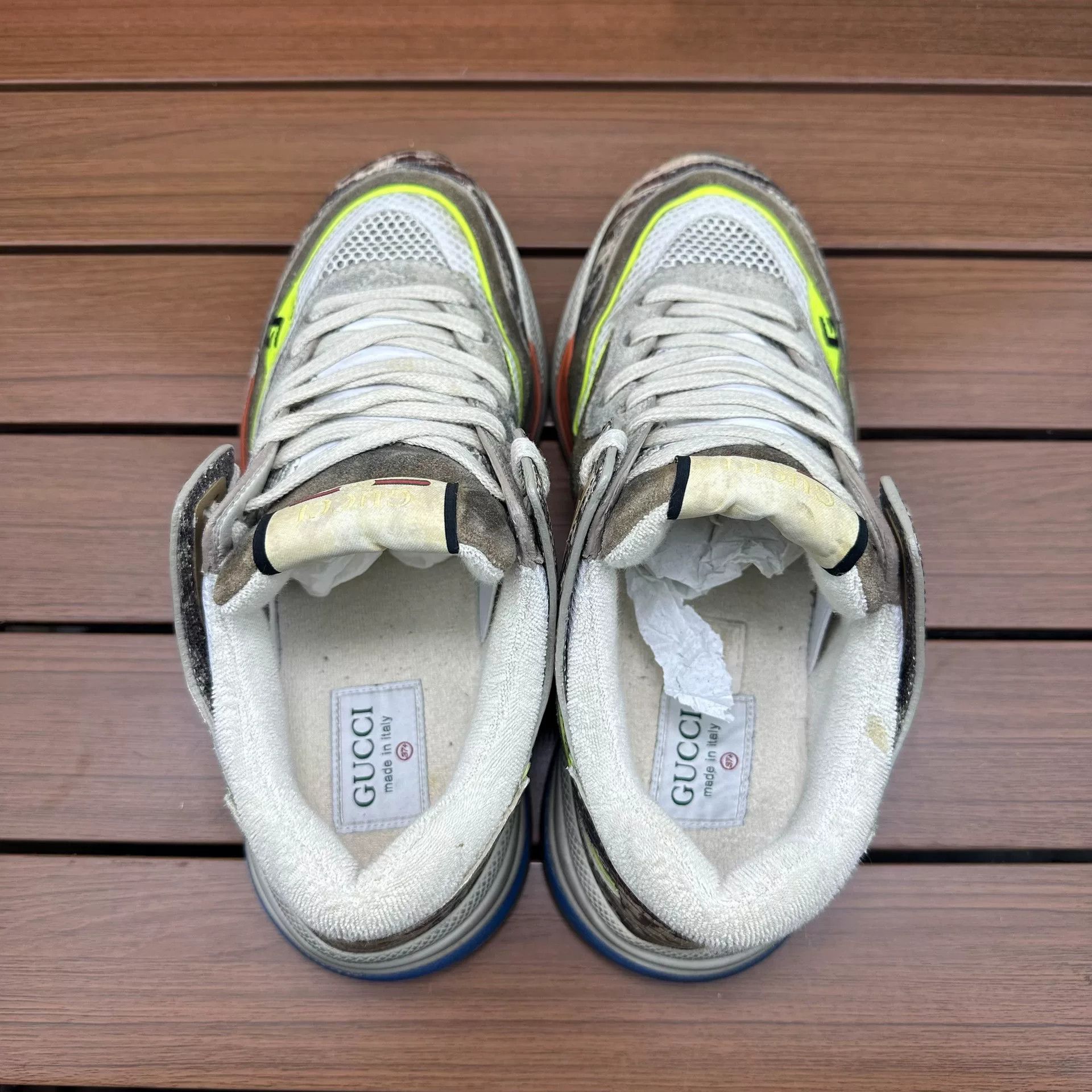 Gucci Gucci Gray Lowtop Sneakers it_37-5 Women Size US 7.5 / IT 37.5 - 4 Thumbnail