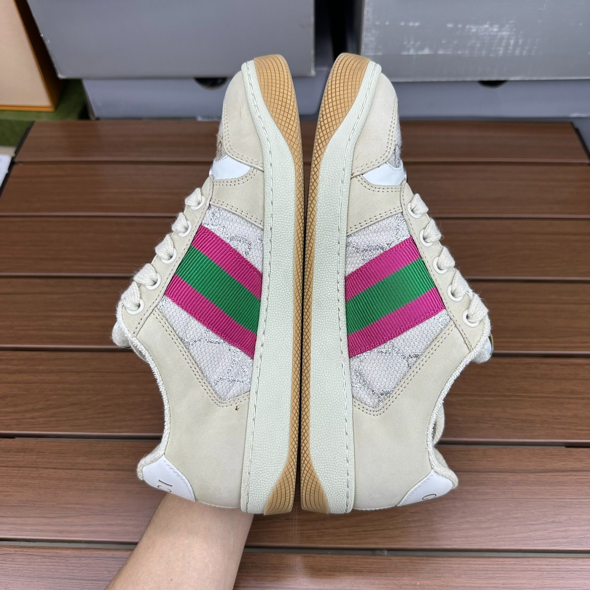 Gucci Gucci Casual Pink Lowtop Sneakers 10 Men Size US 10 / EU 43 - 2 Thumbnail