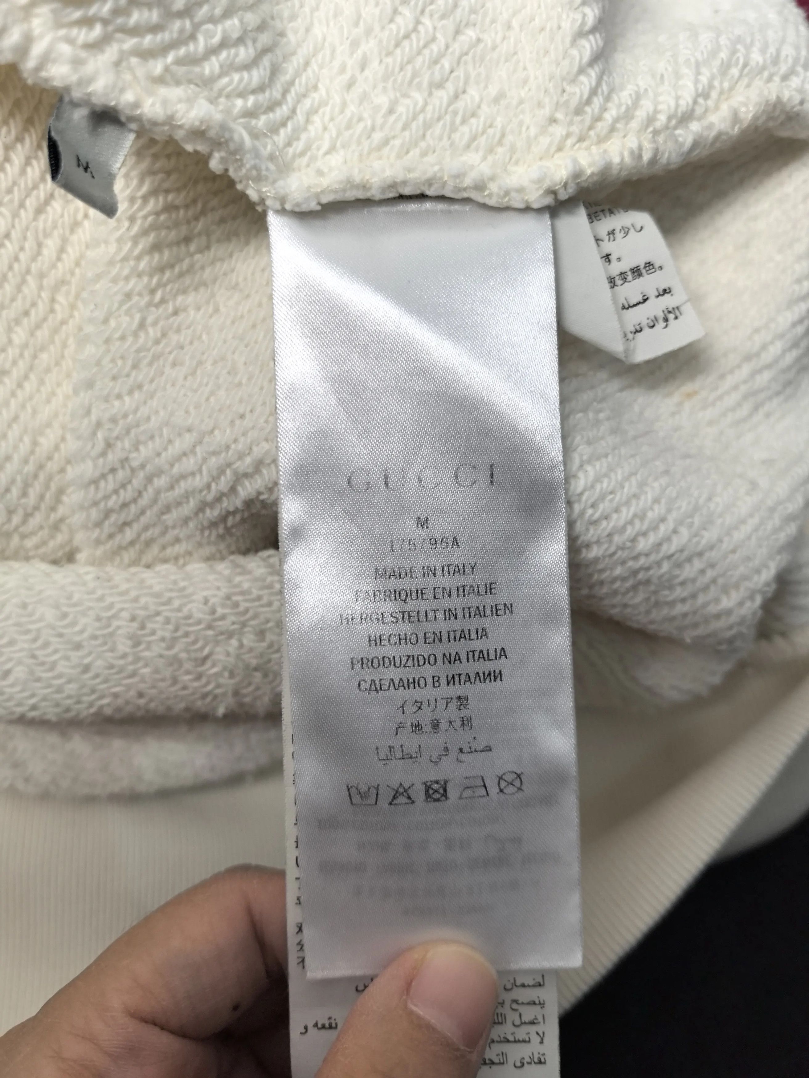 Gucci Gucci White Hoodie m Men Size US M / EU 48-50 / 2 - 4 Thumbnail