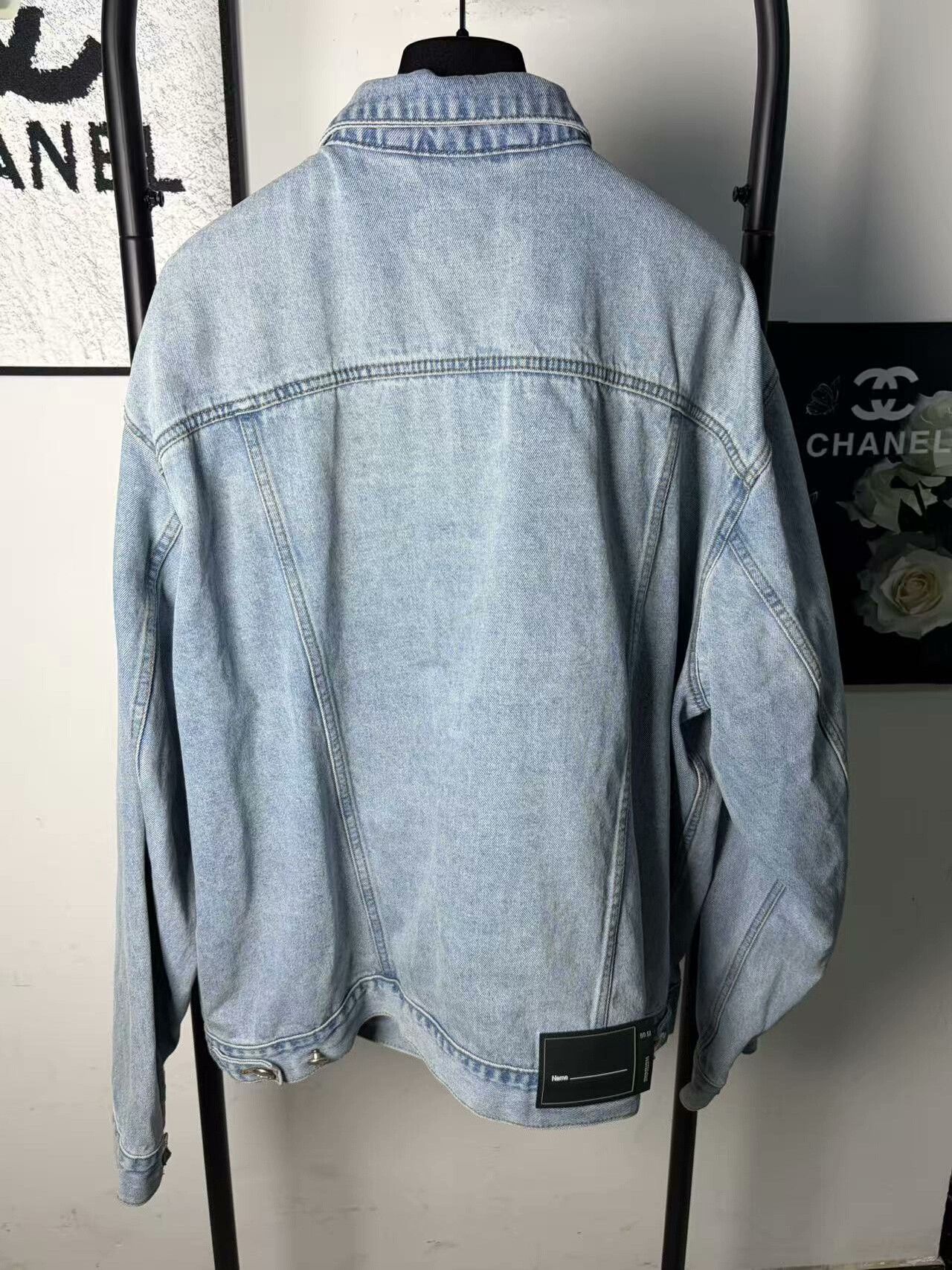 WE11DONE We11done Denim White Light Jacket xl Men Size US XL / EU 56 / 4 - 2 Thumbnail