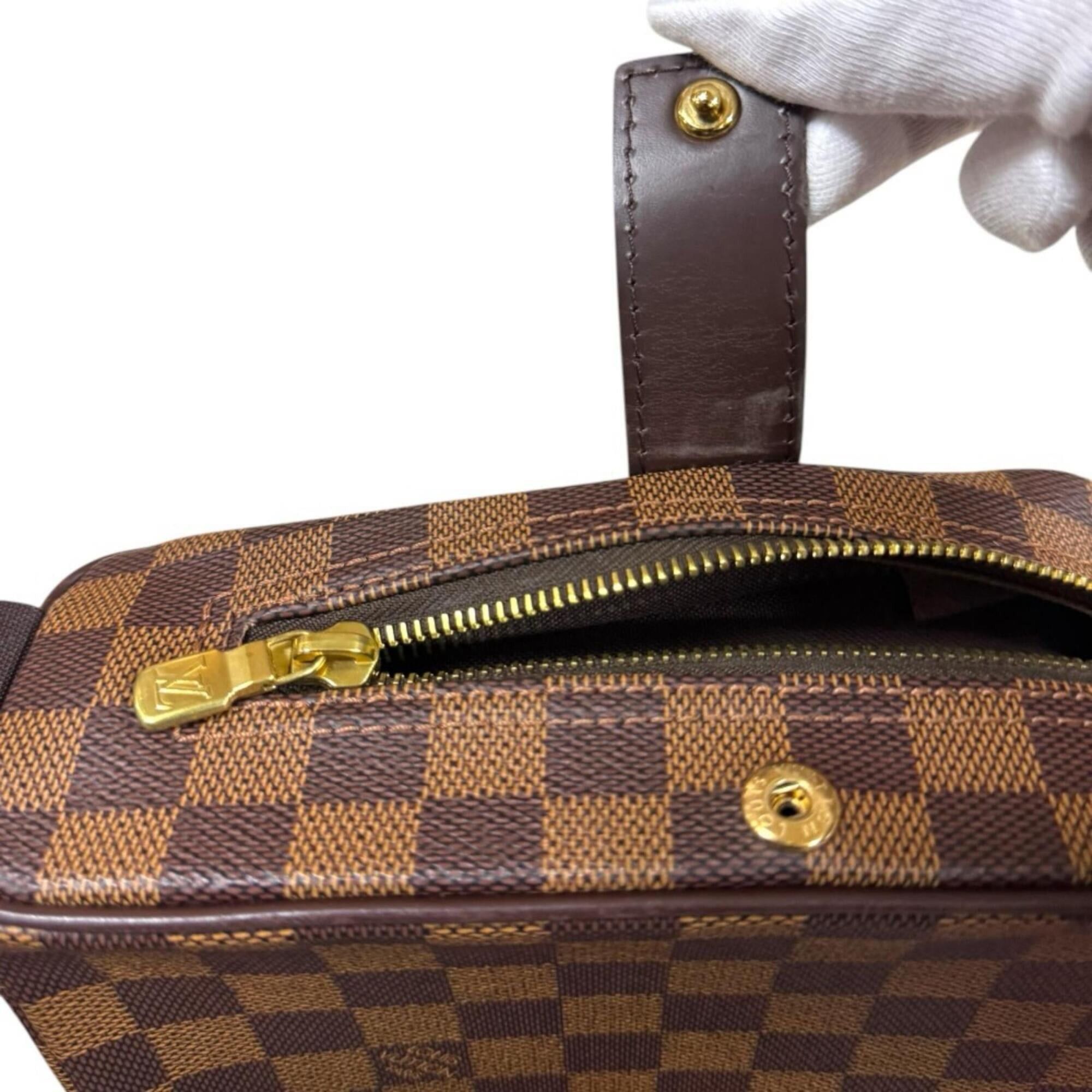 Louis Vuitton Louis Vuitton Olaf PM Damier Shoulder Bag, Canvas N41442 Brown, Women's LOUIS VUITTON Size ONE SIZE - 9 Thumbnail